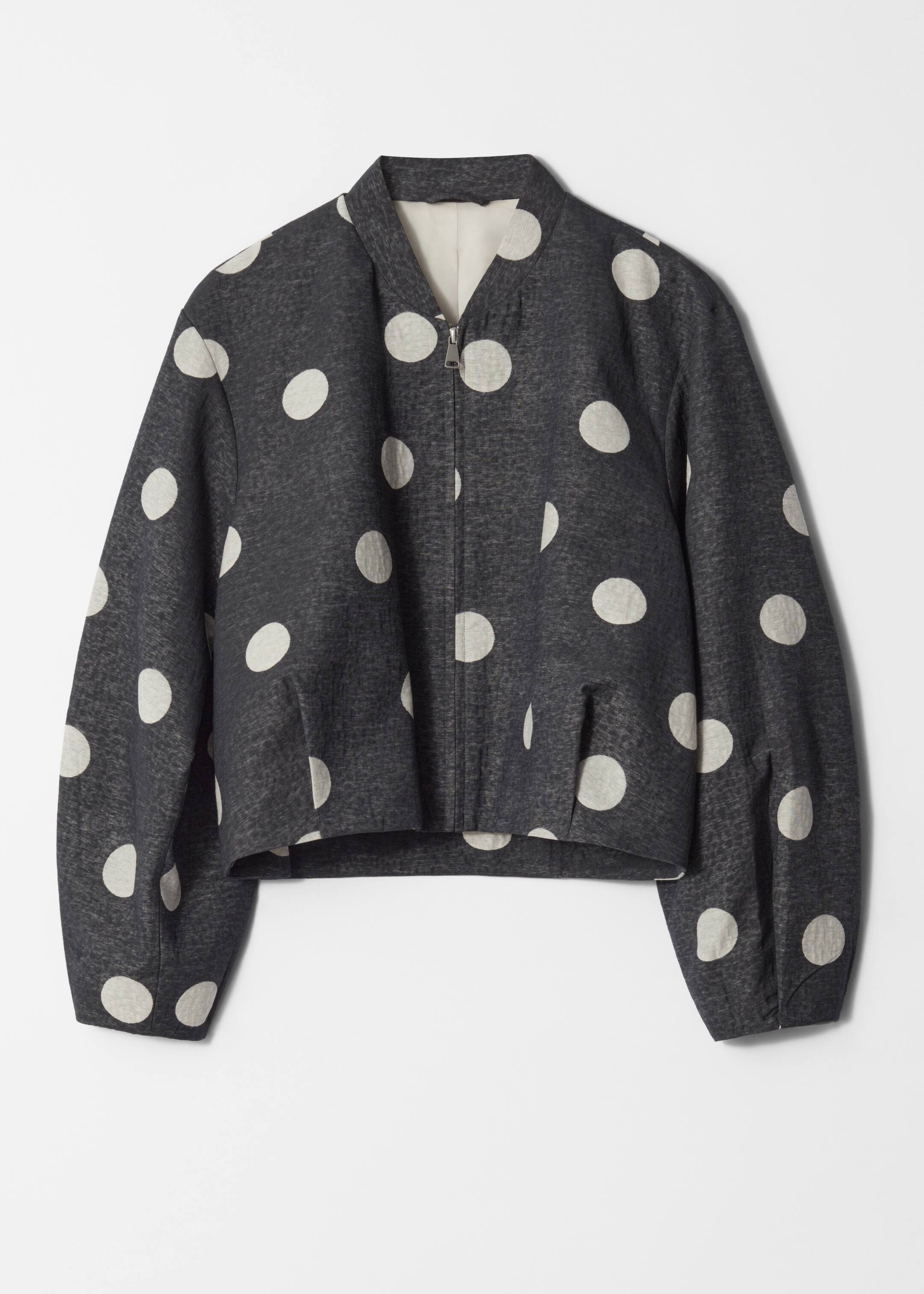 Agrandir l'image: Veste style bomber - Pois gris - FEMME | H&M FR 7