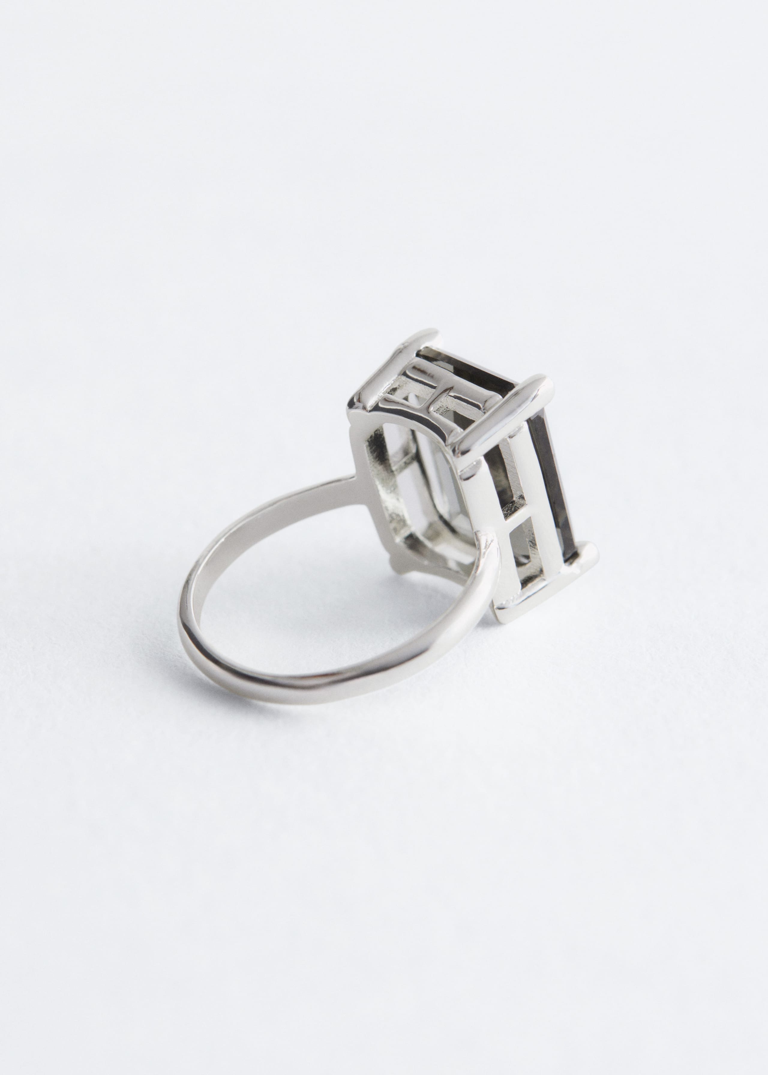 Image of Faceted Crystal Ring
