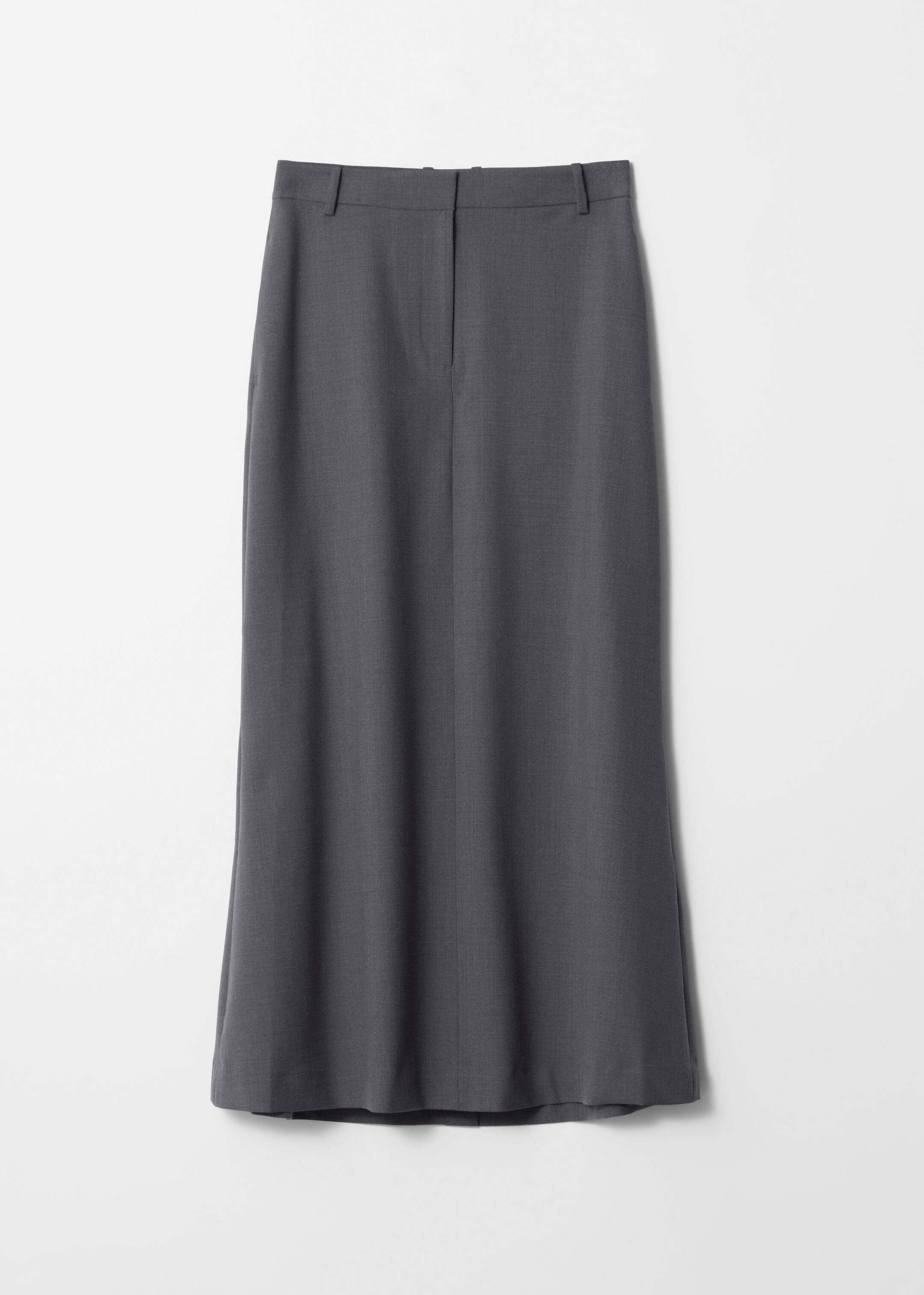 Größeres Bild ansehen: Eleganter, ausgestellter Maxirock - Grau - Ladies | H&M DE 1