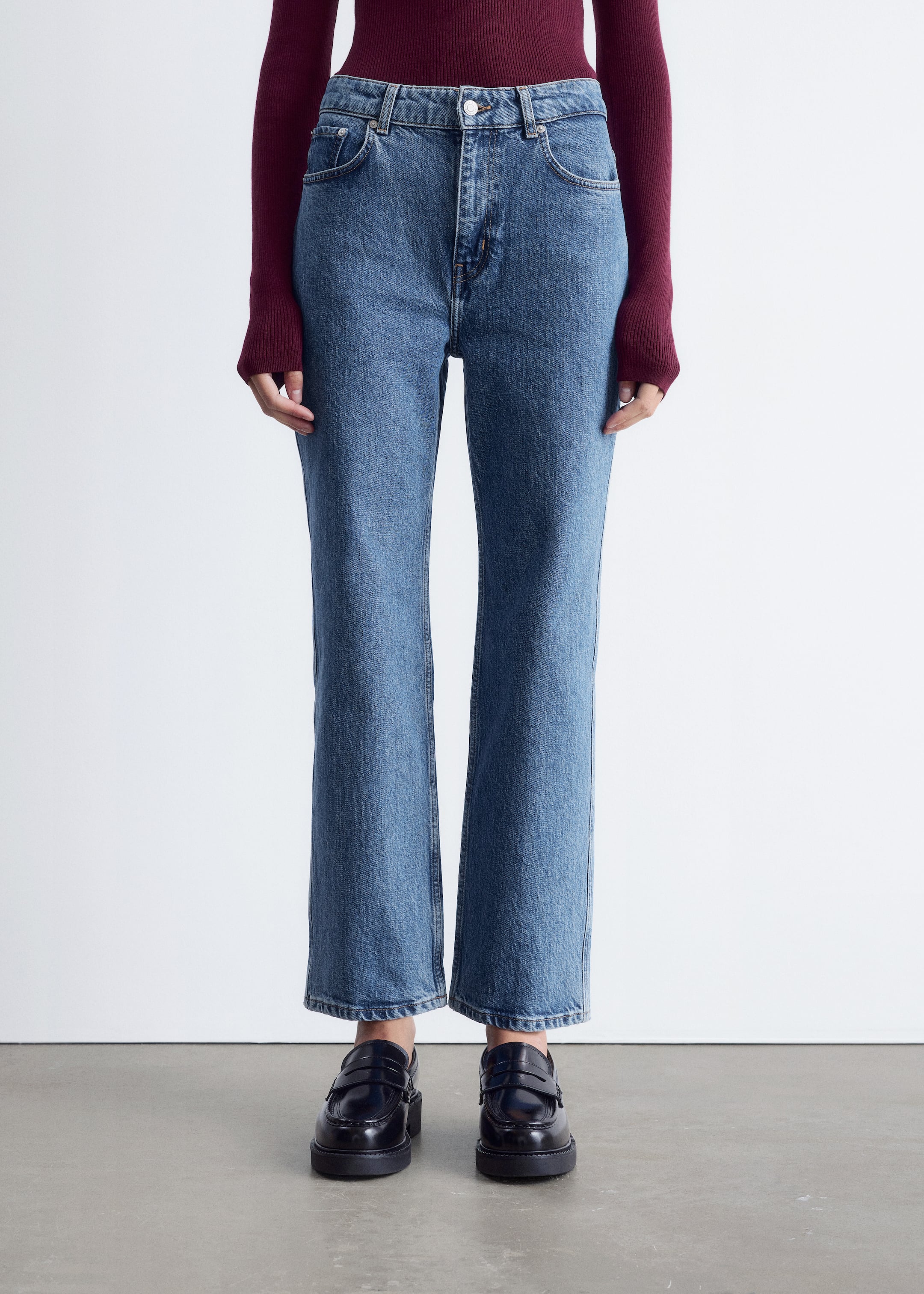 Ver imagen más grande: Vaqueros recortados slim fit - Azul claro - MUJER | H&M ES 2