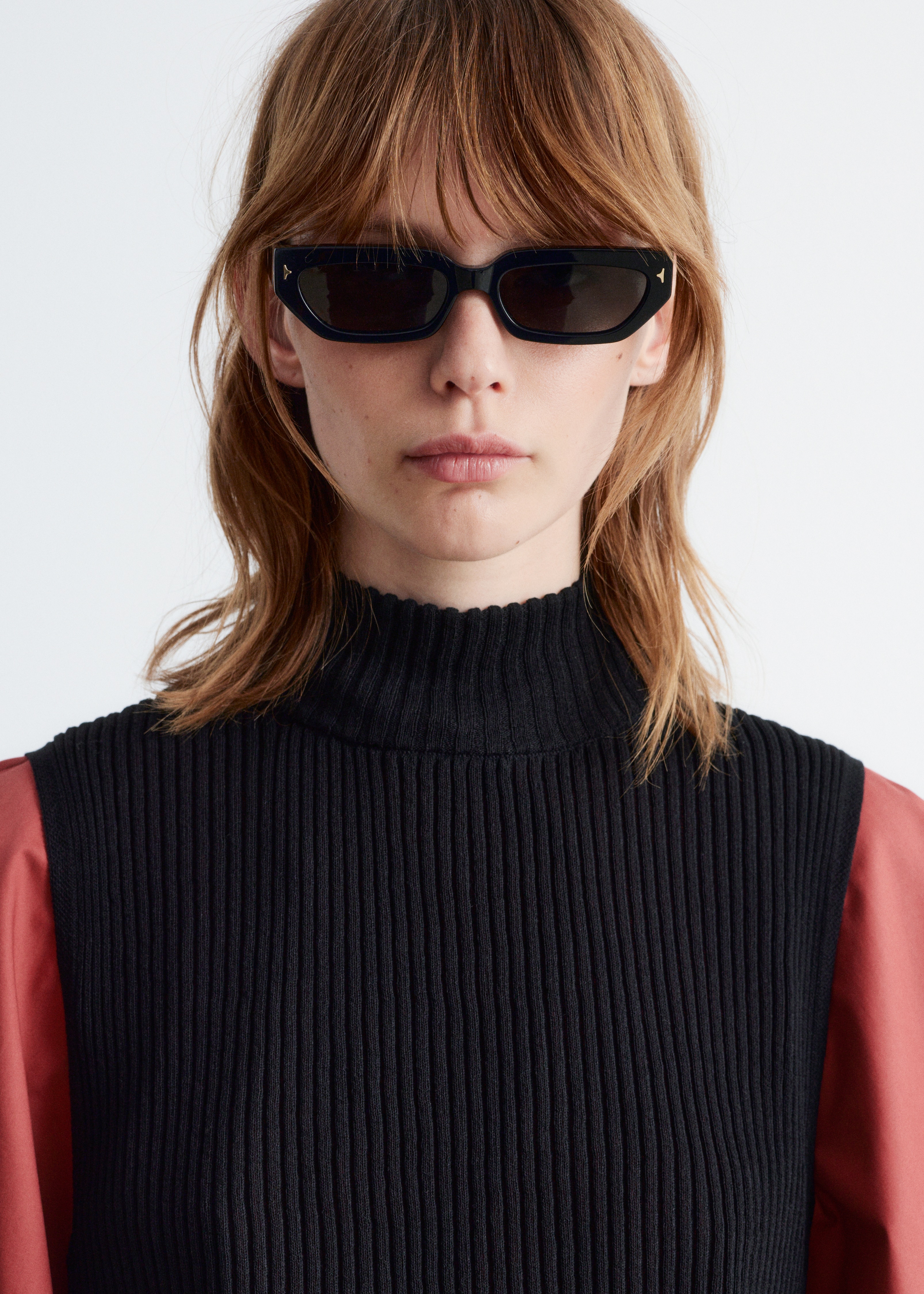 Pettorina semitrasparente - Nero