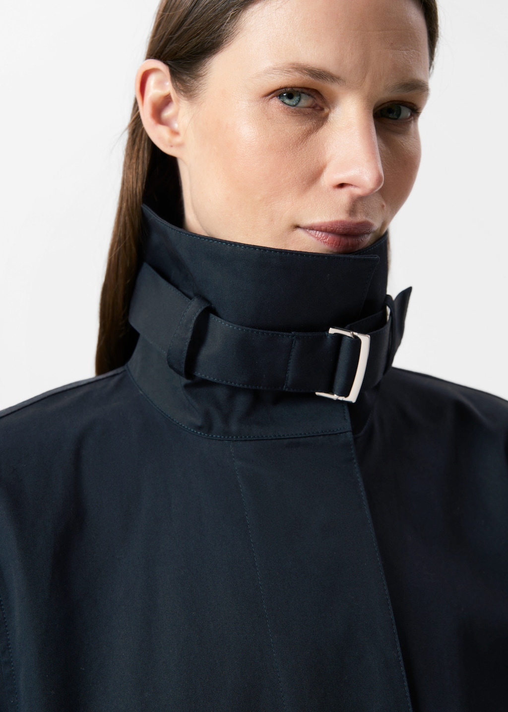 Image of A-Linien-Jacke mit Tunnelkragen