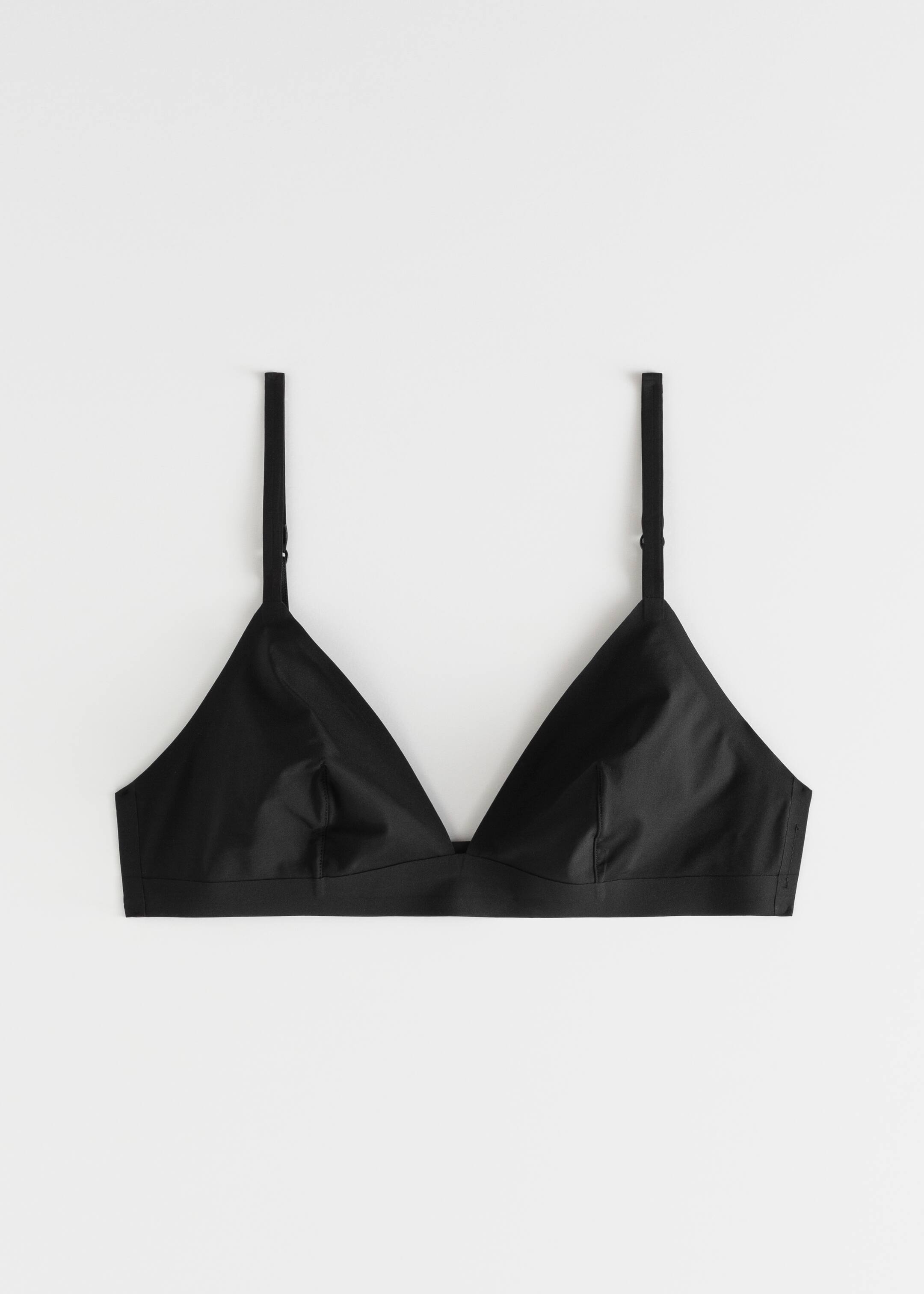 View larger image: Seamless Soft Triangle Bra - Black - Ladies | H&M GB 1