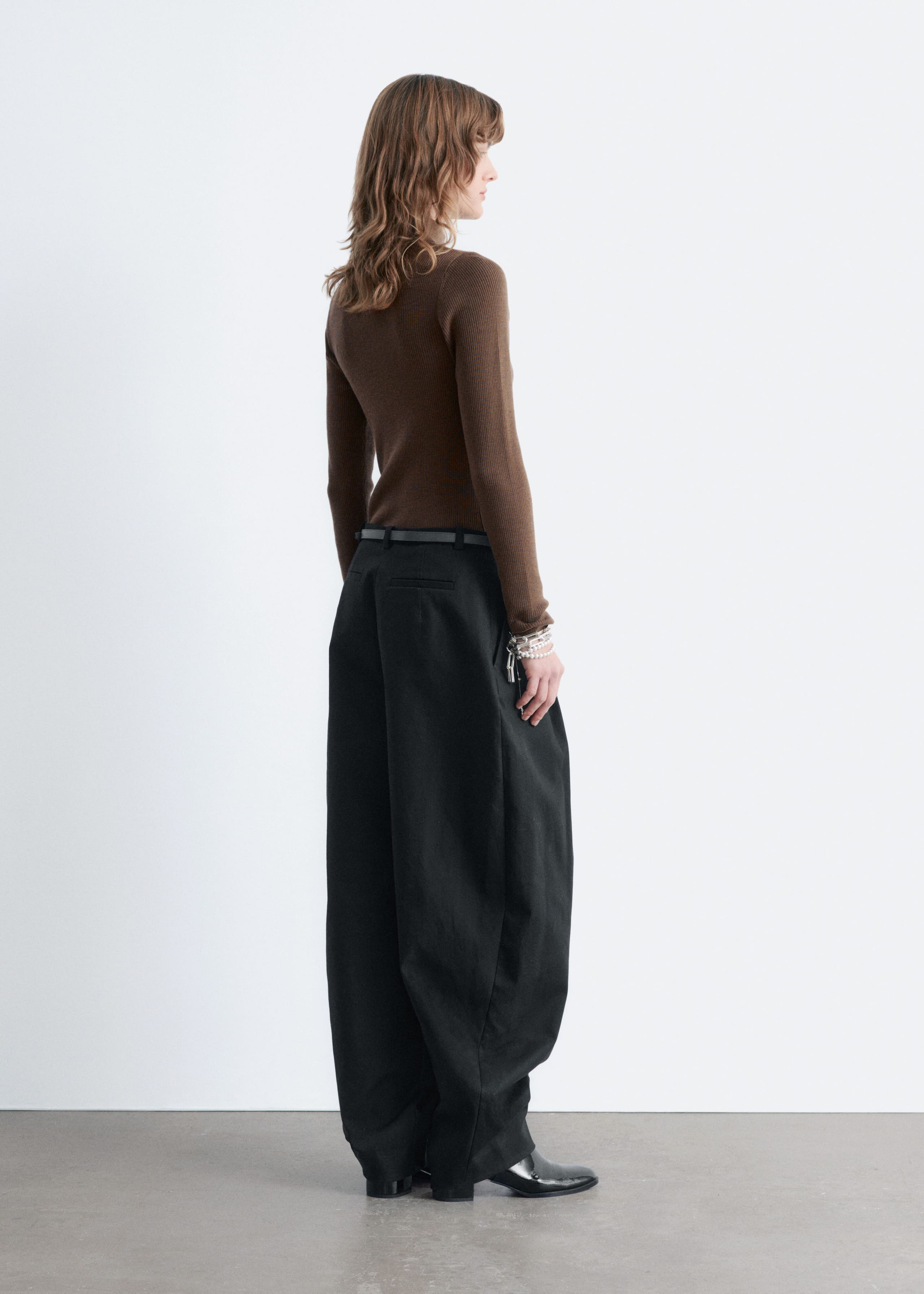 Image of Half-Zip Wool Jumper