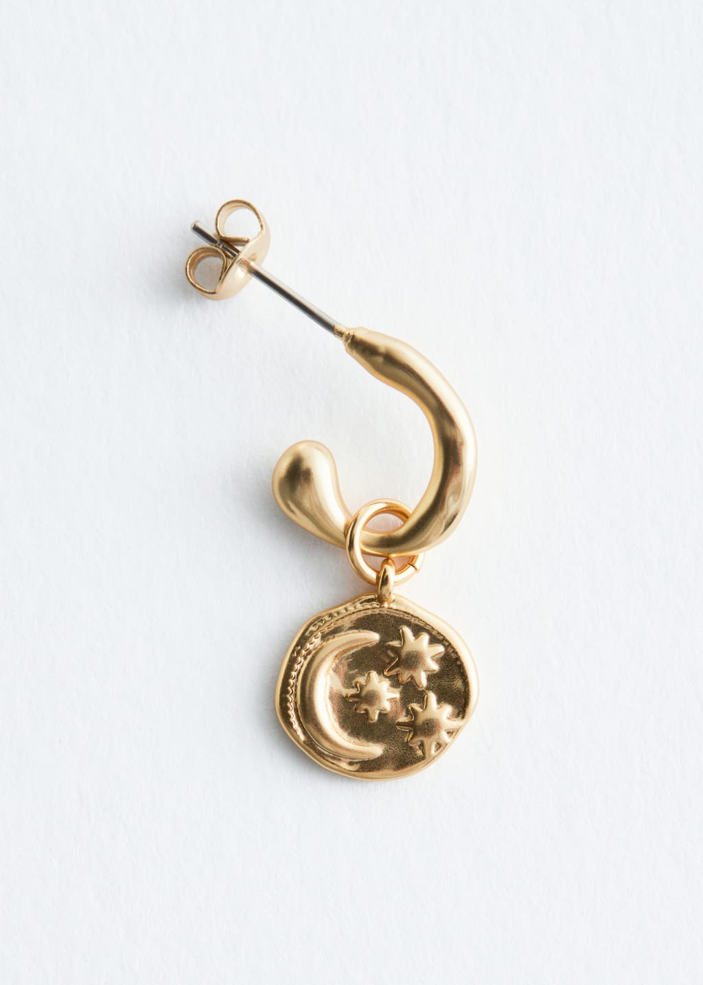 Image of Charm Hoop Earrings