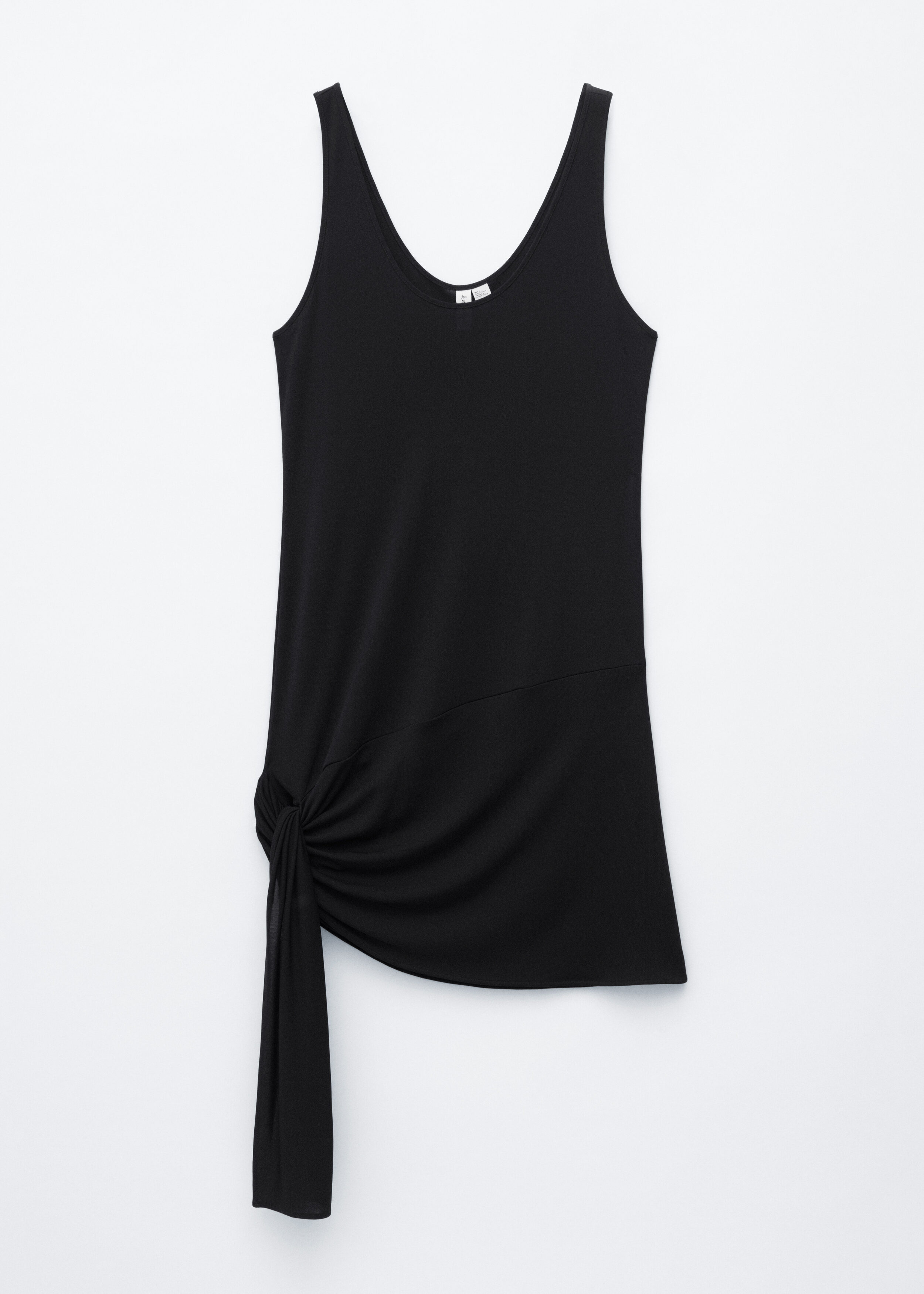 Tie-Hem Mini Dress