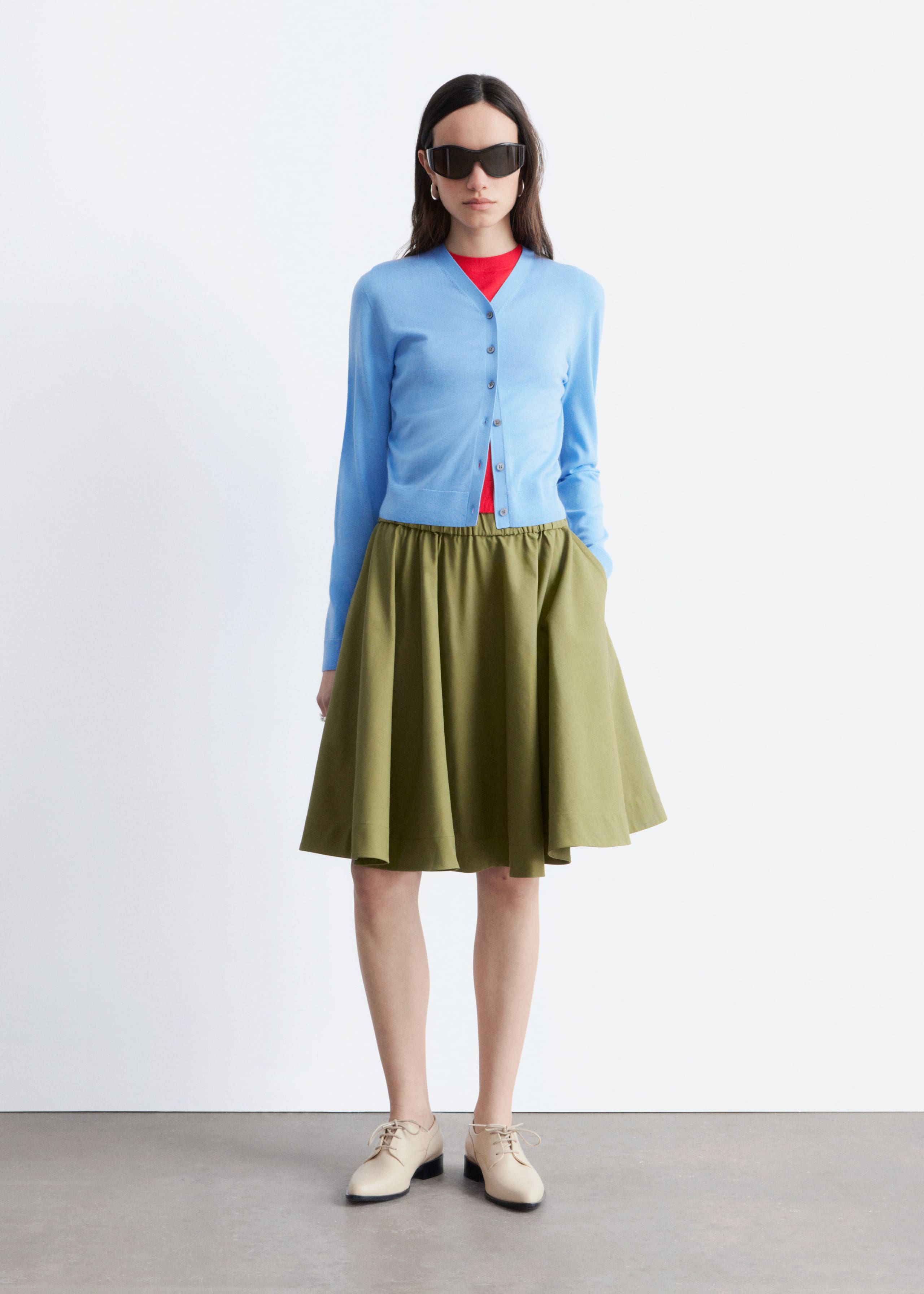 Image of Cropped Cashmere Cardigan