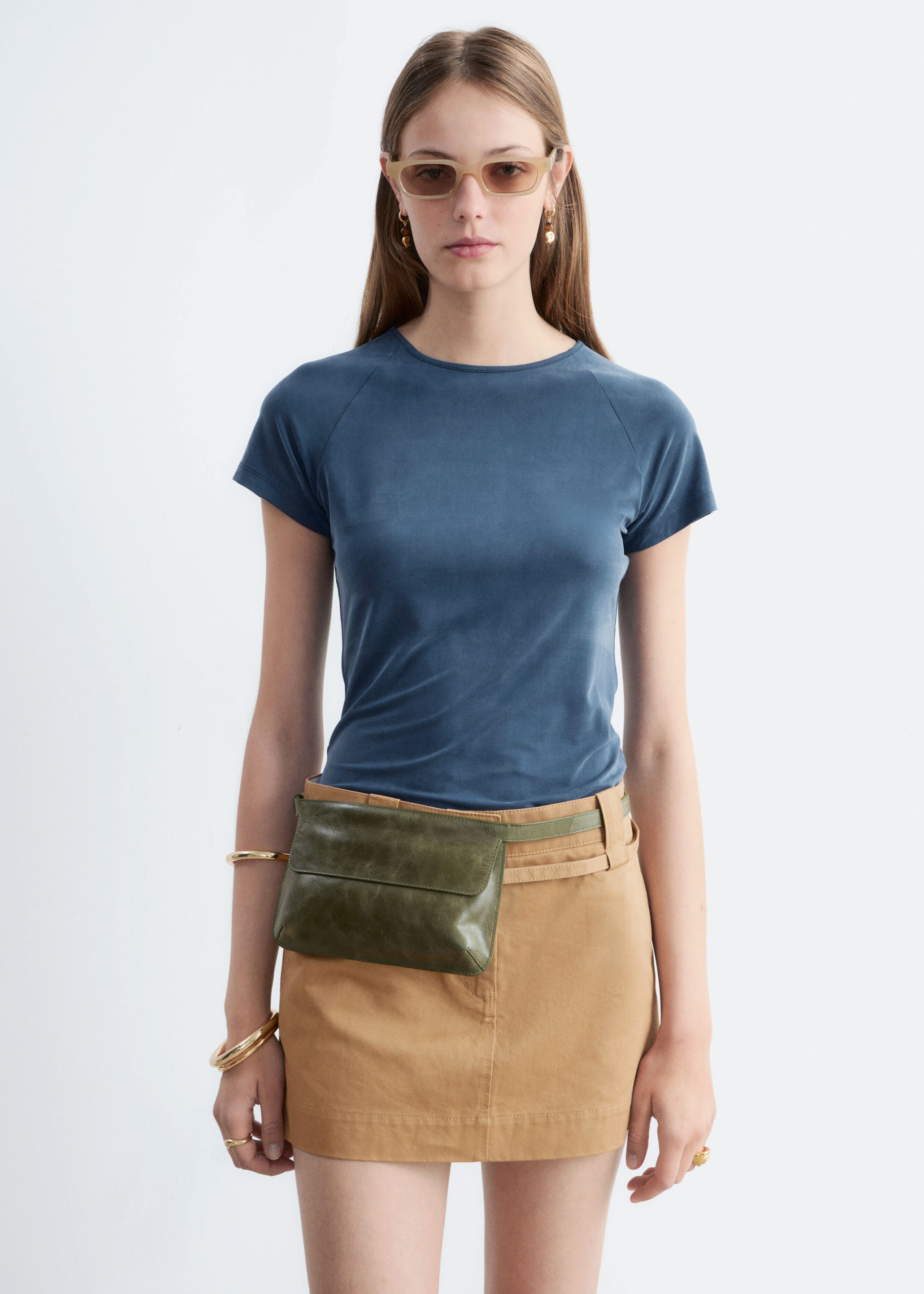 Image of Fitted Raglan T-Shirt