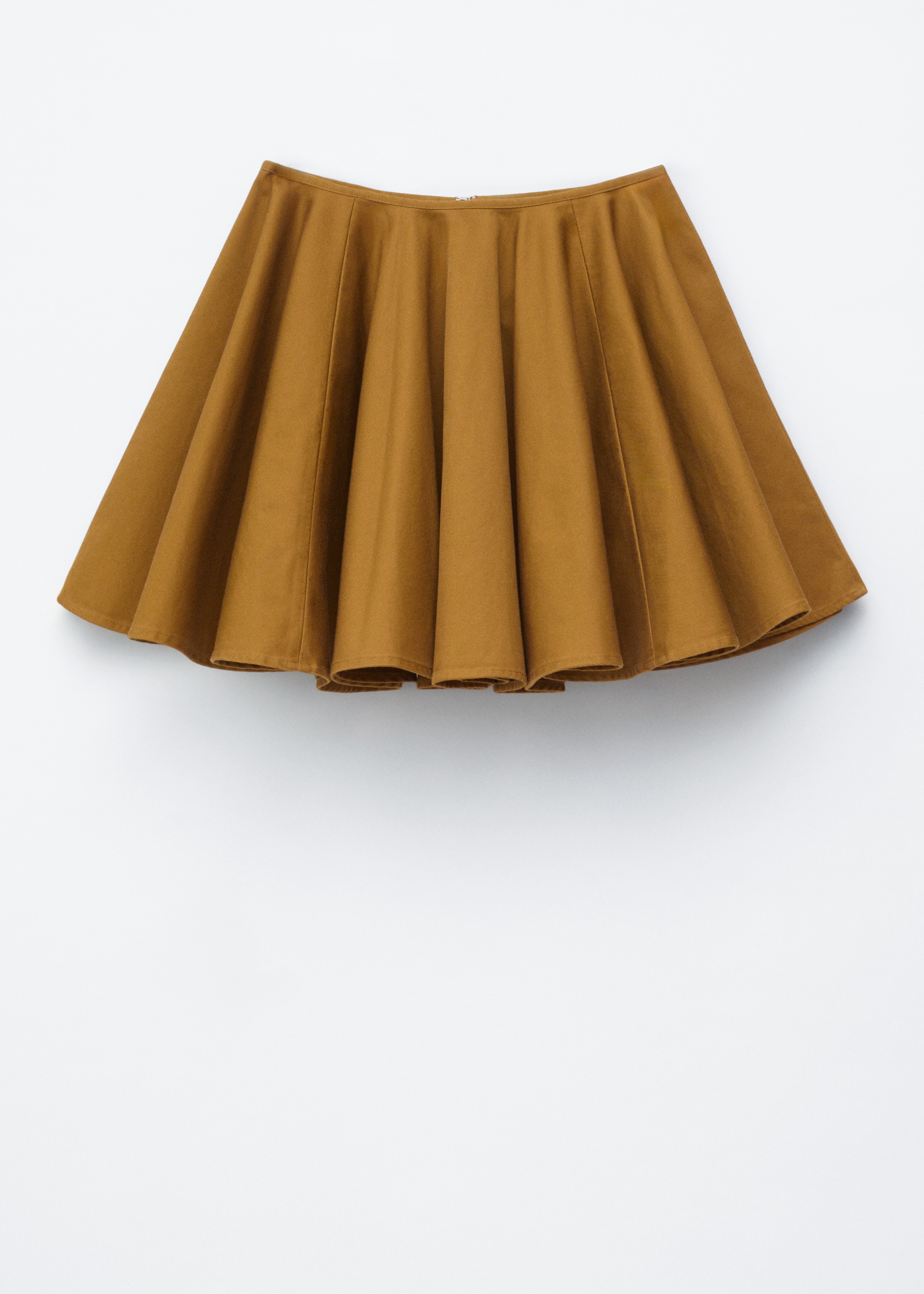 Minigonna a ruota in cotone