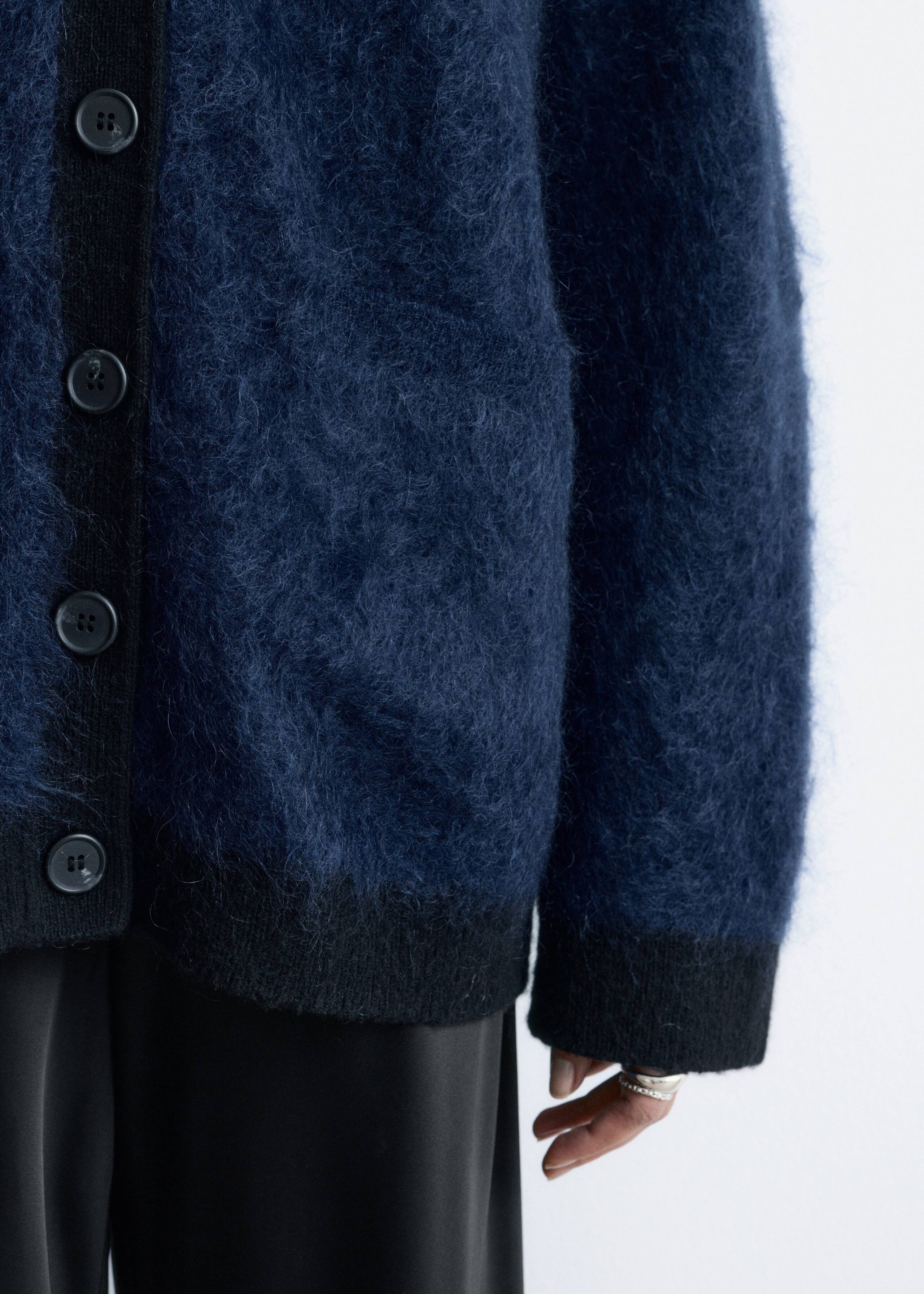 Image of Oversized Mohair-Blend Cardigan