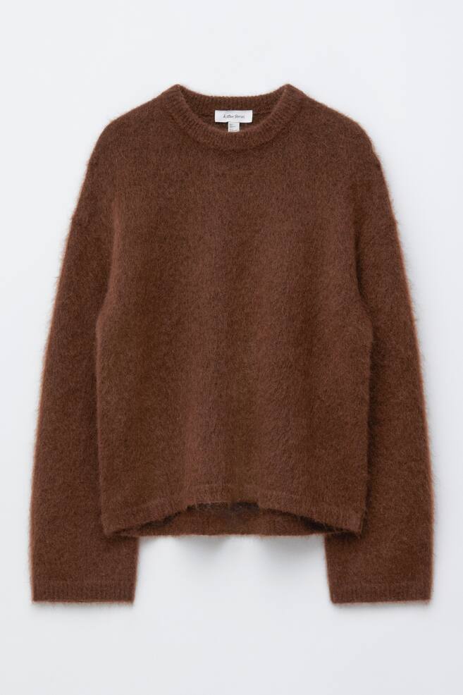 Mohair-Blend Jumper - Dark Brown/Mole/Dark Blue/Dark Grey - 1