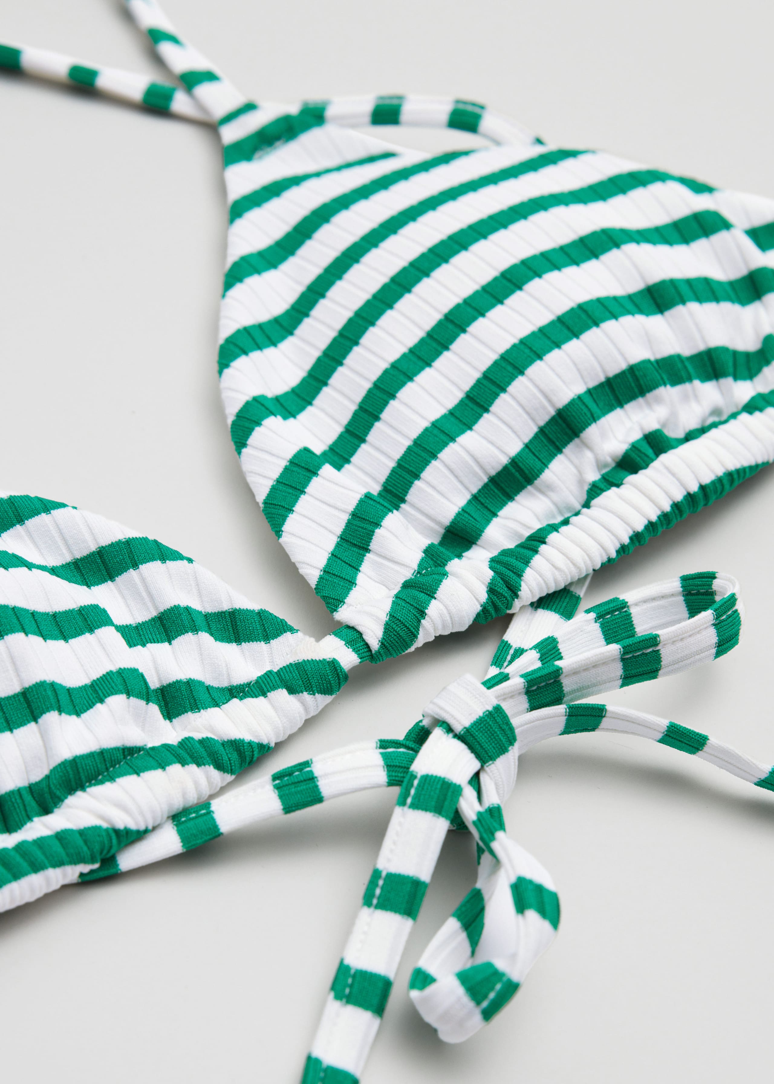 Triangle Bikini Tie Top - {{variantName}} - Descriptive Detail