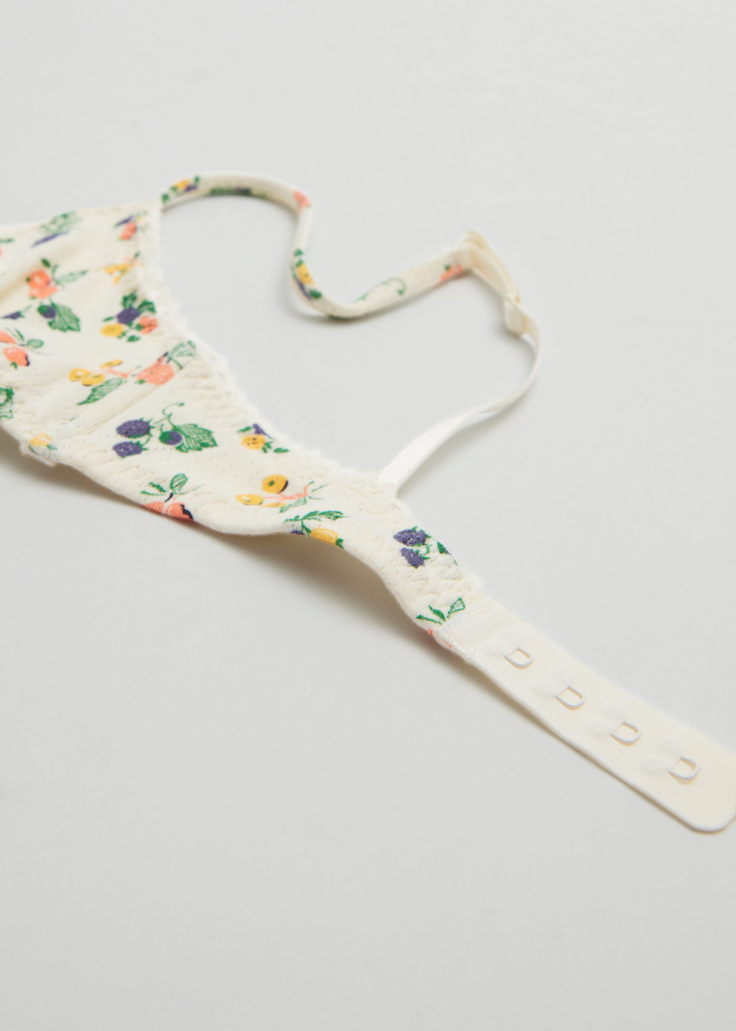 Soutien-gorge doux en pointelle de coton - {{variantName}} - Descriptive Detail