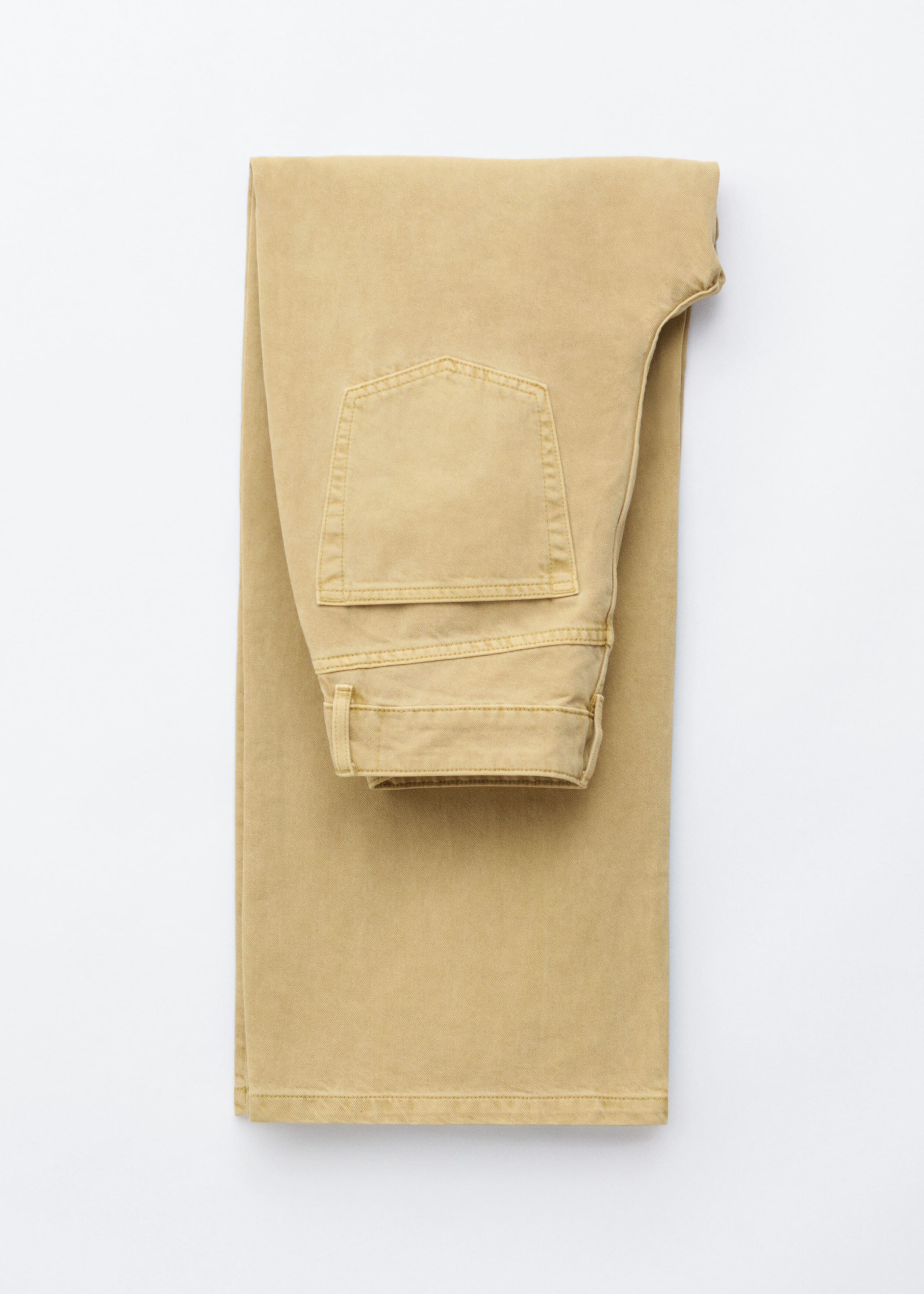 Image of Fold-Detail Jeans