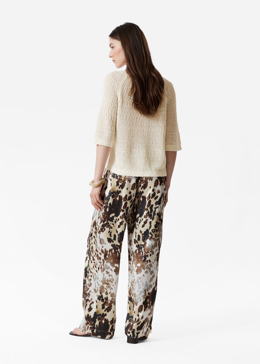 Knitted Silk-Blend t-shirt