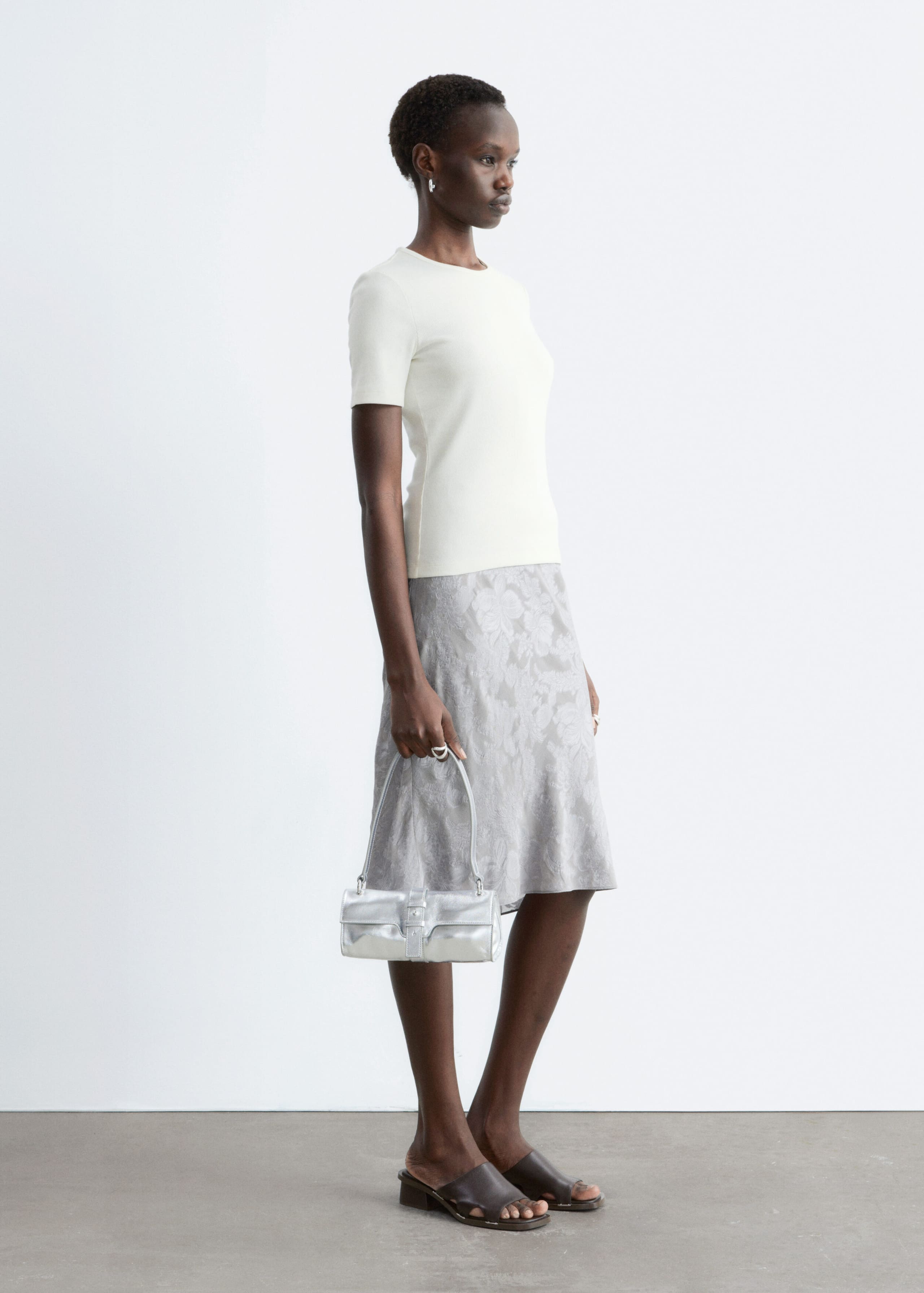 Image of Ribbed T-Shirt