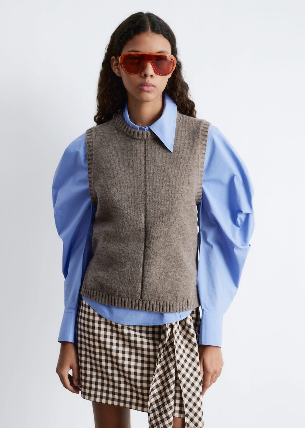 Image of Knitted Sweater Vest