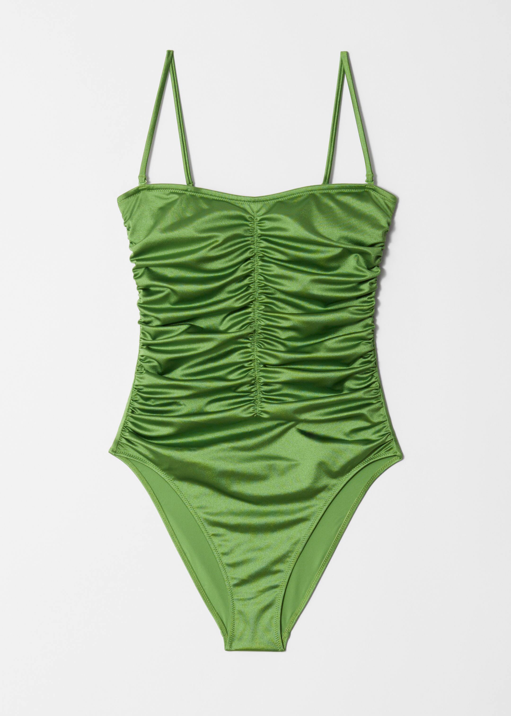 Vis større bilde: Rynkete badedrakt - Grønn - DAME | H&M NO 5