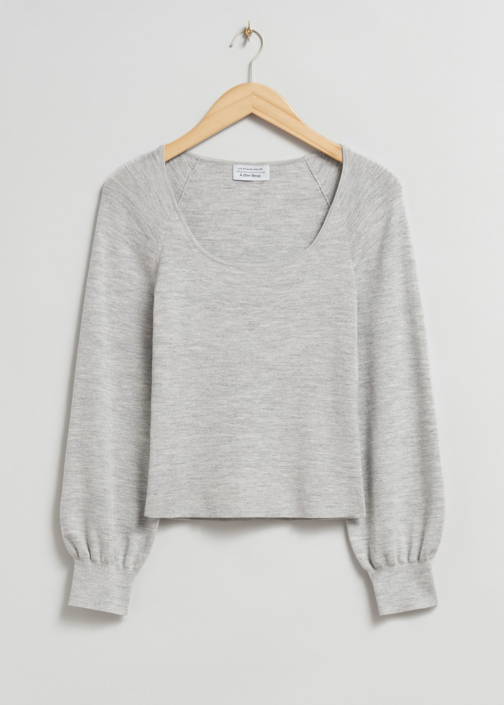 Top en maille ajusté - Gris clair - Still Life