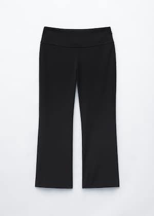 Kort kick-flare-byxa