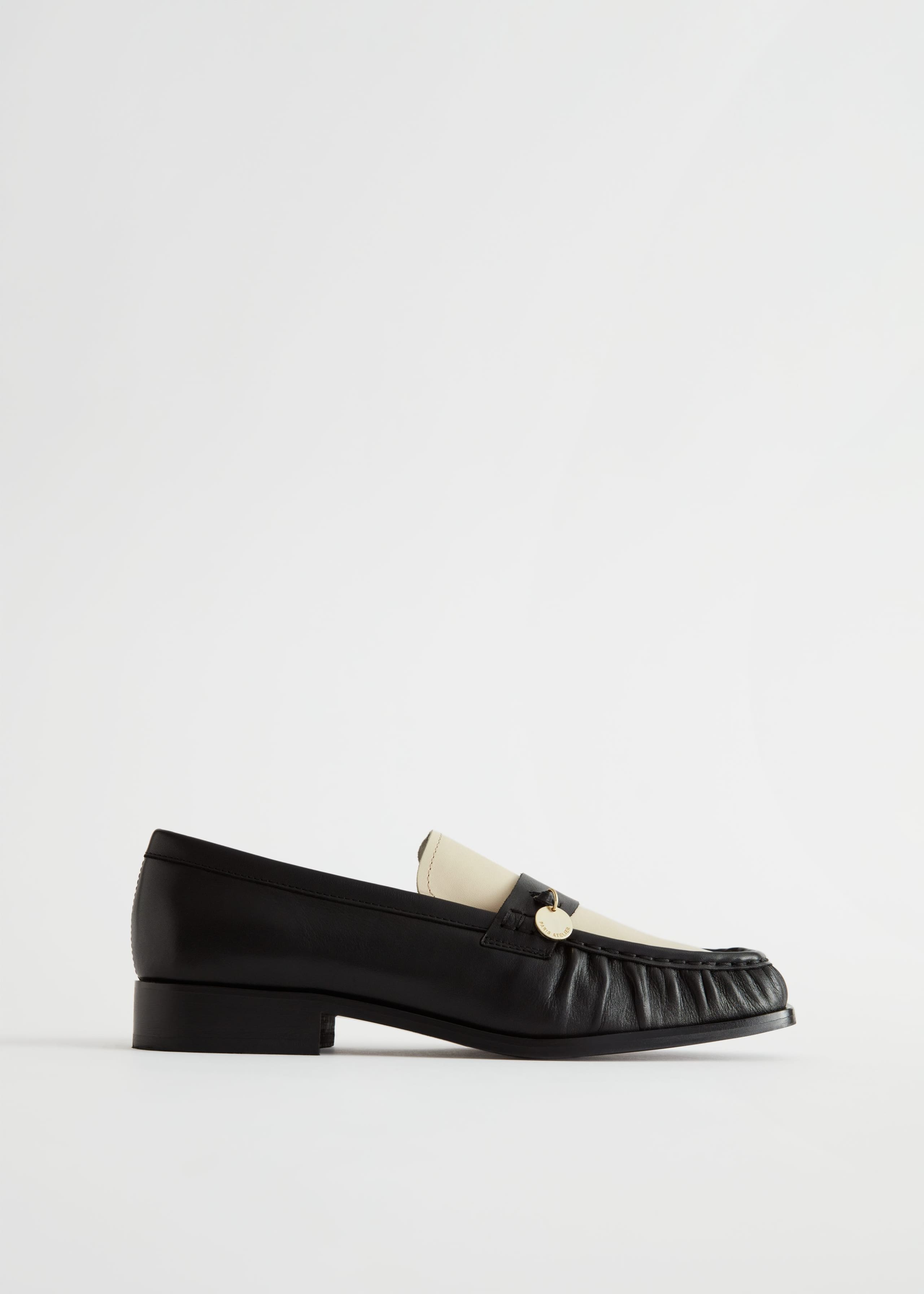 Image of ColourBlockLeatherLoafers