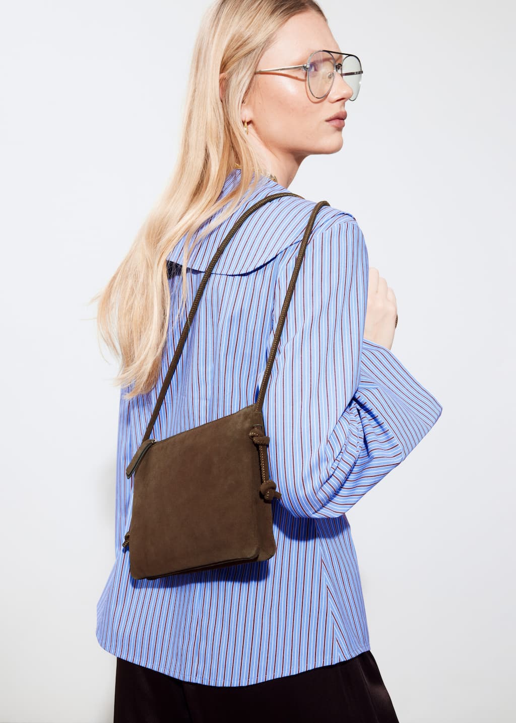 Image of Small Leather Crossbody Bag