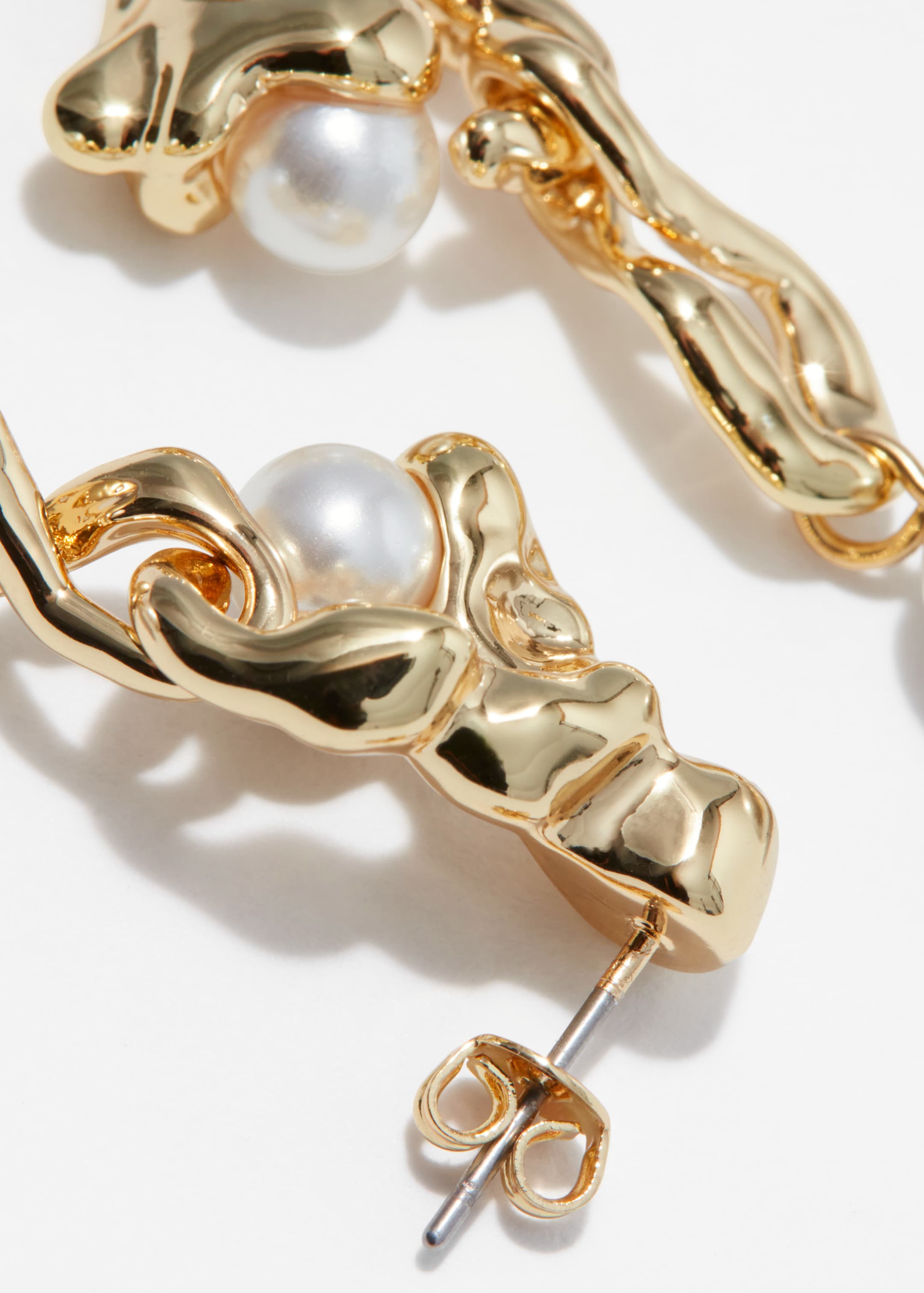 Grotere afbeelding bekijken: Oorbellen met zoetwaterparels - Goudkleurig - DAMES | H&M BE 3