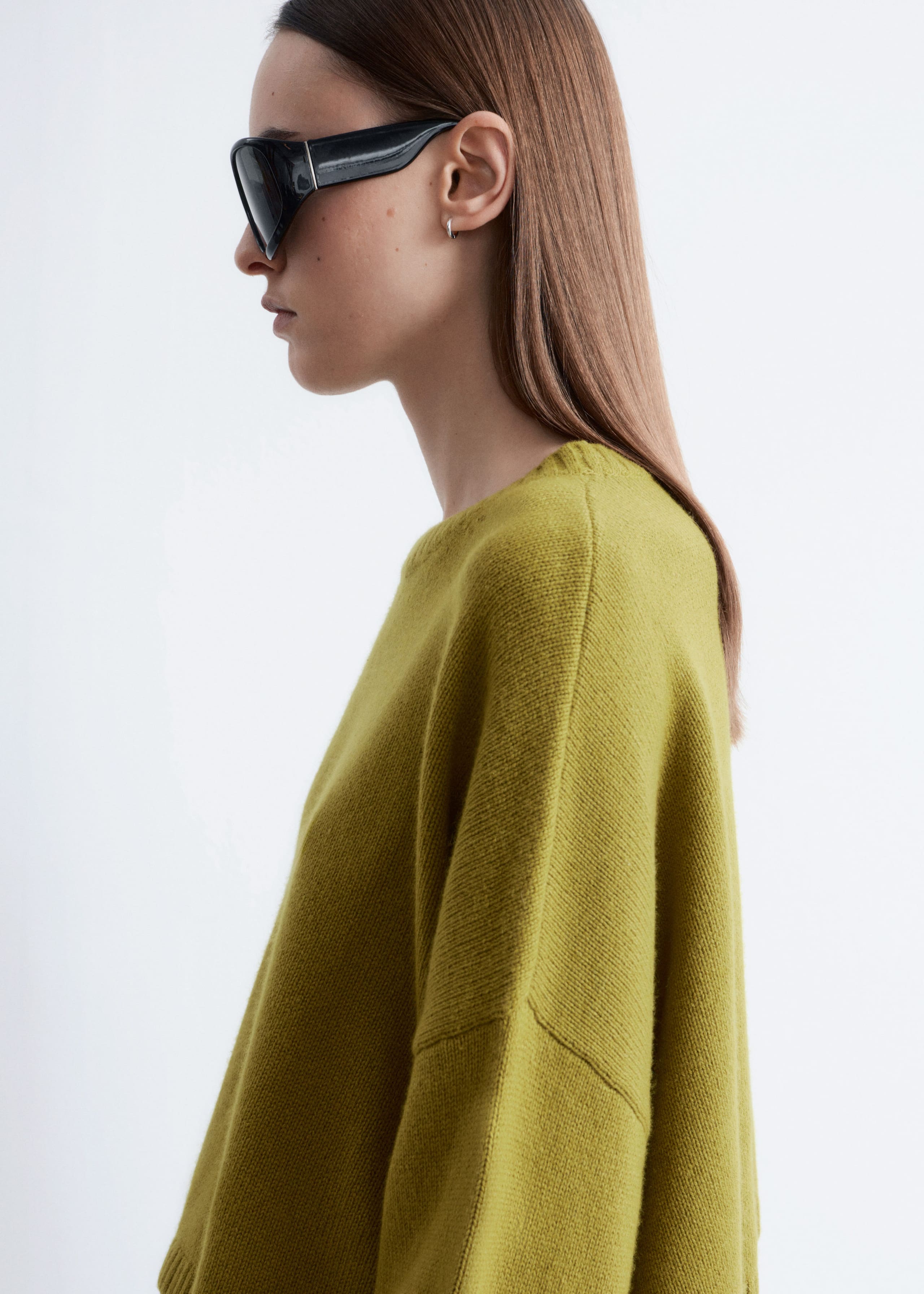 Cropped Cashmere-Blend Jumper - Beige - Lookbook