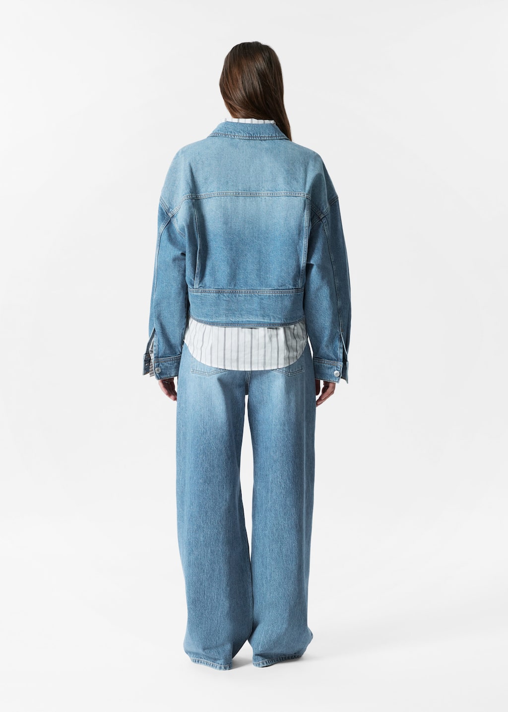 Image of Kastenförmige Jeansjacke