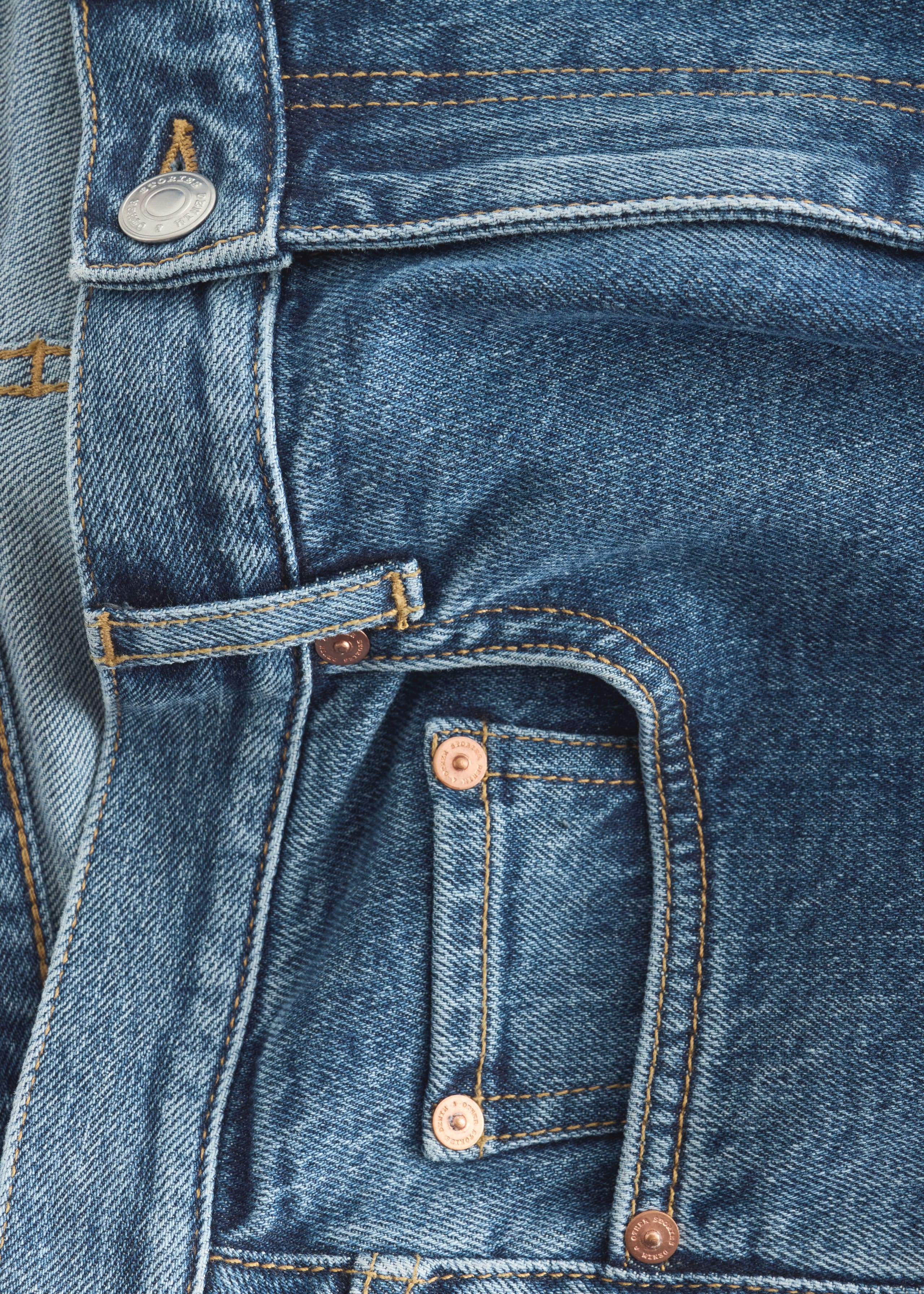 Cropped Slim-Leg Jeans - Mid Blue - Lookbook