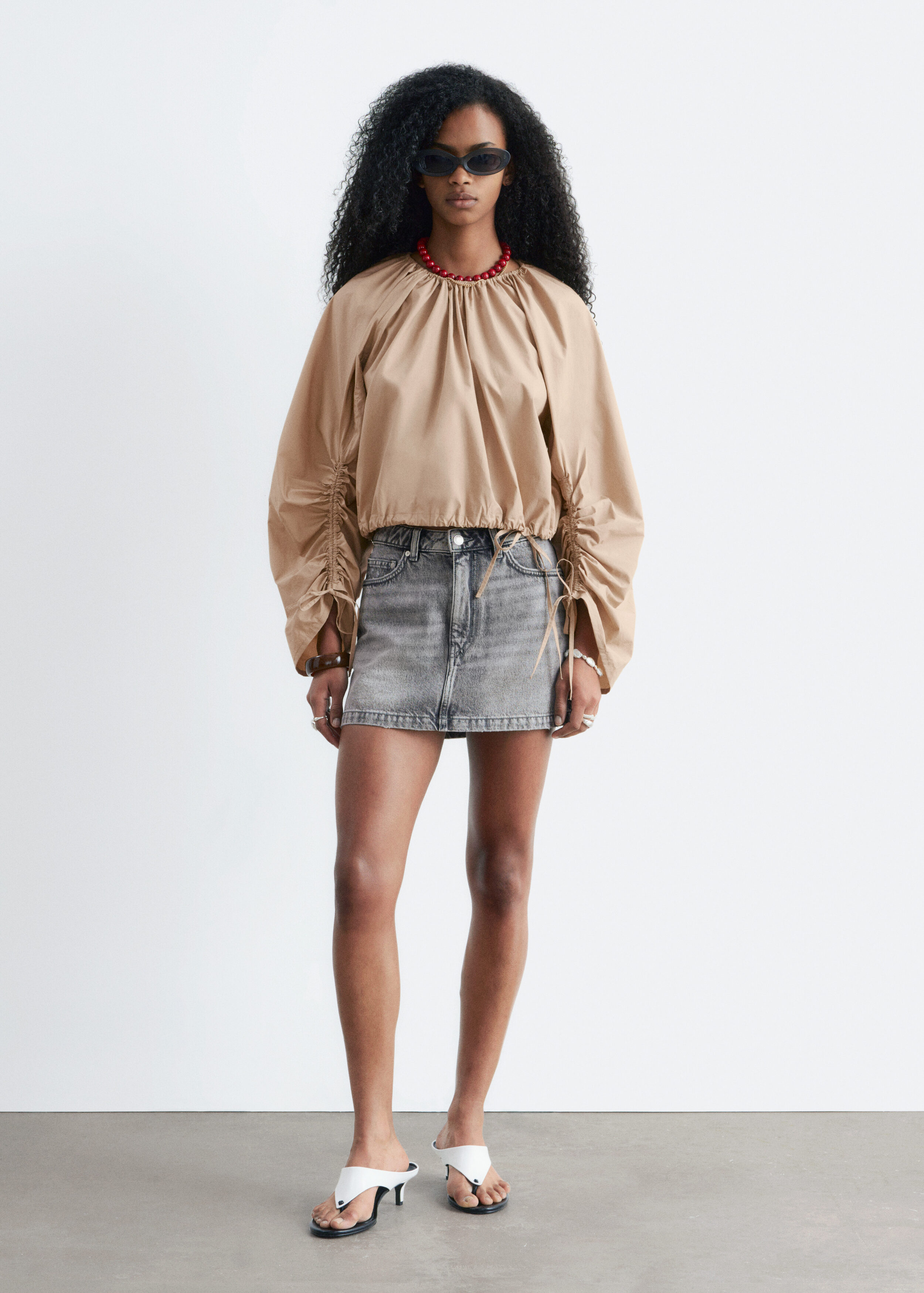 Denim Mini Skirt