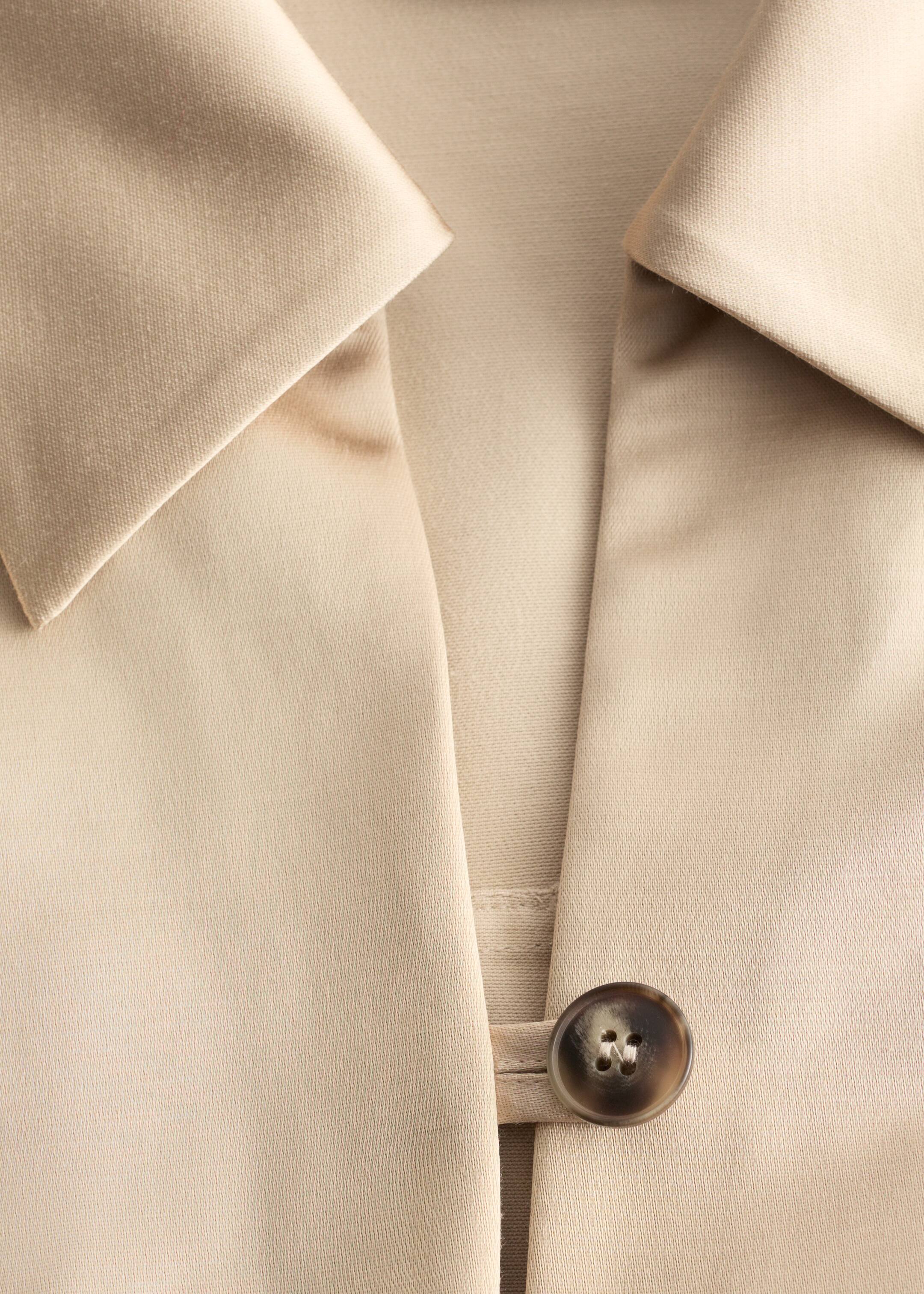 Visa större bild: Minilång kavajklänning - Beige - DAM | H&M FI 2