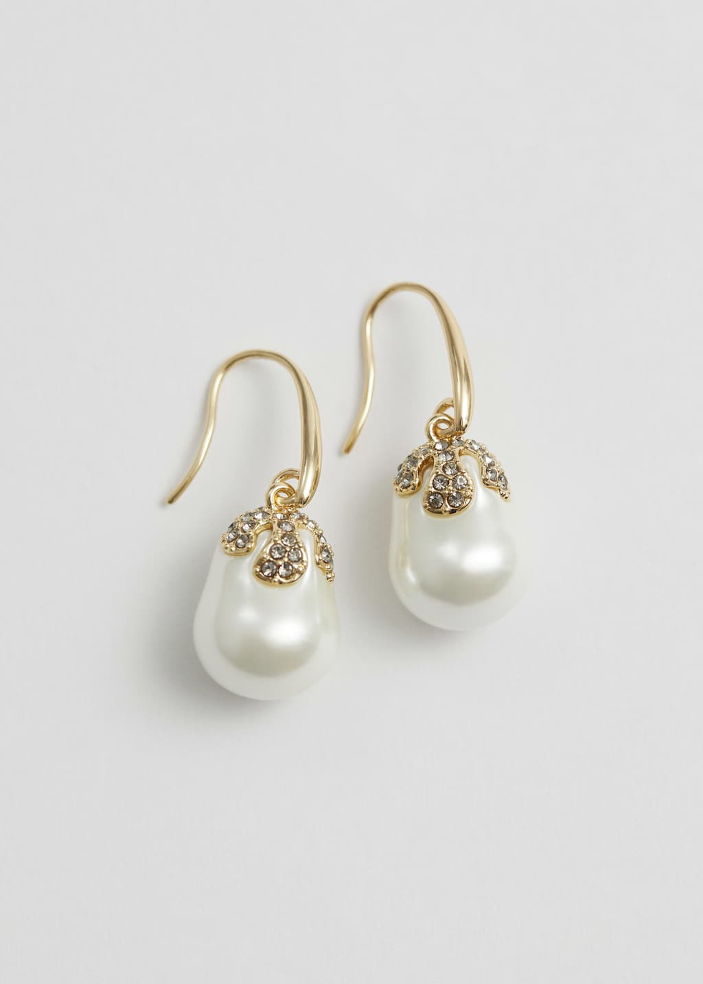 Pendants d’oreilles à perles - Blanc perle - Still Life