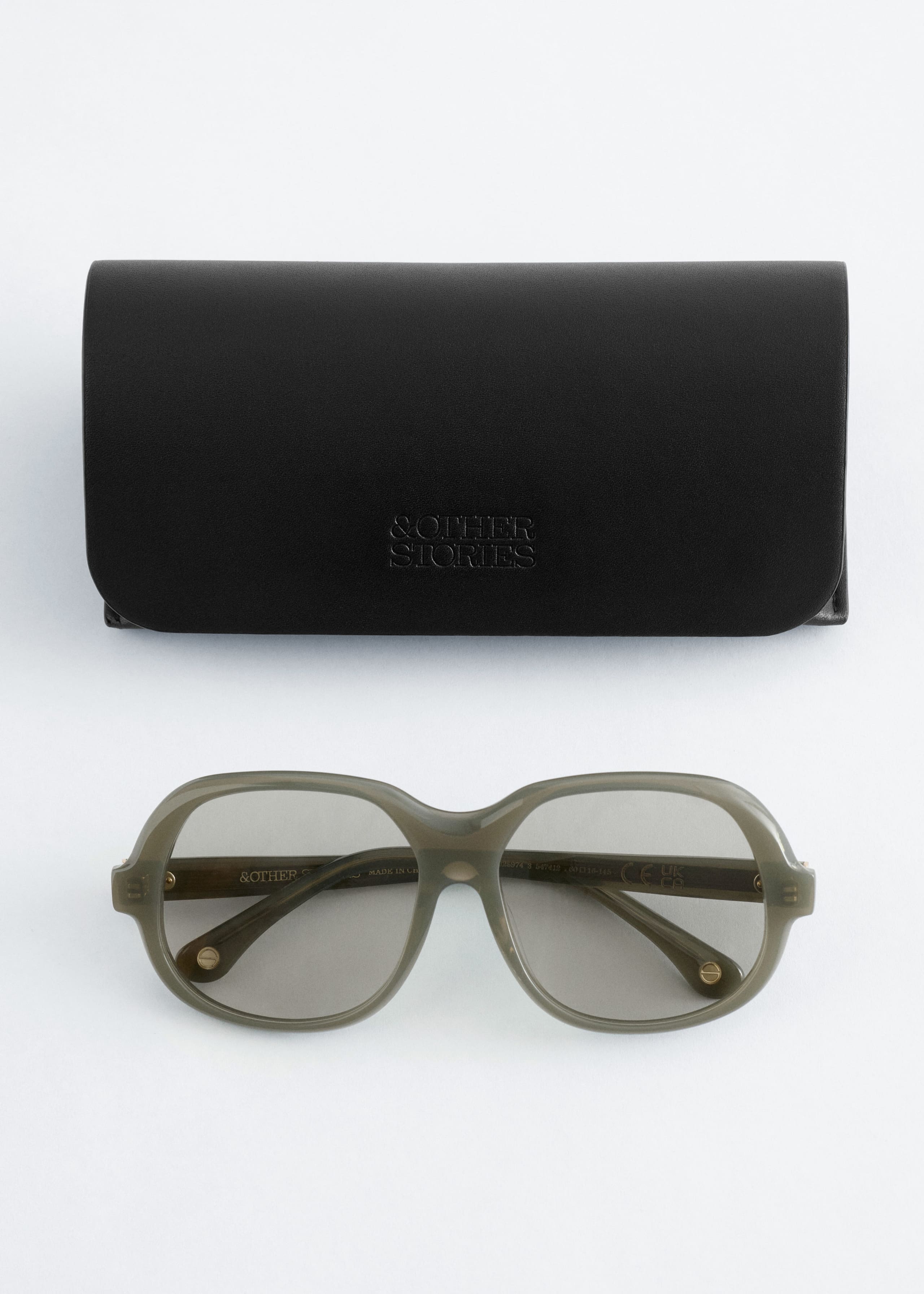 Image of Square-Frame Sunglasses
