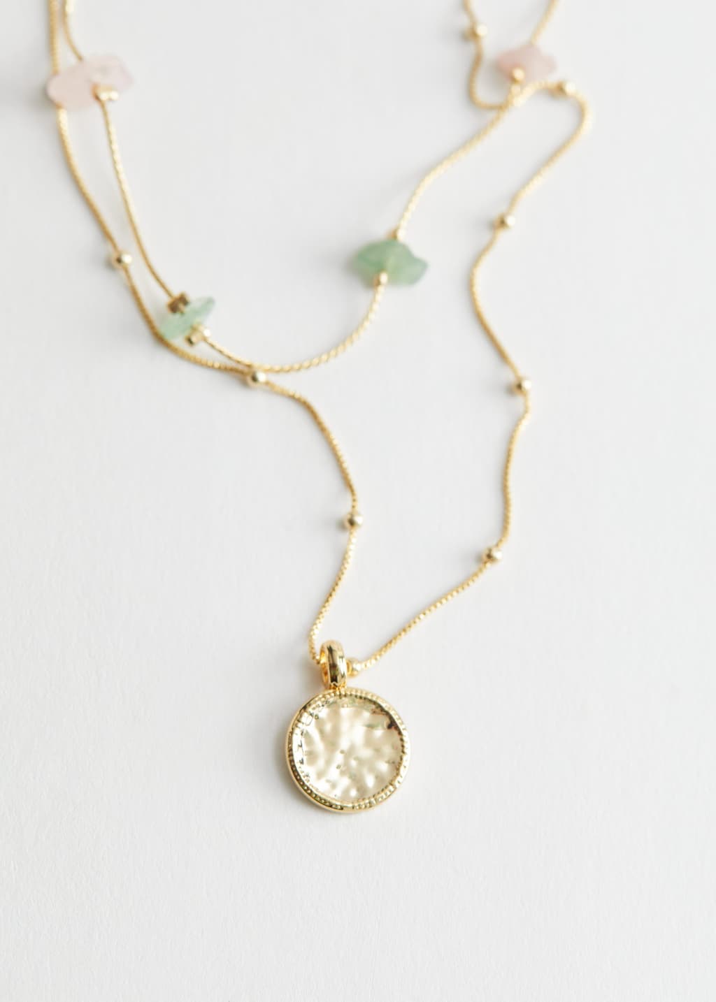 Layered Coin Pendant Necklace - {{variantName}} - Descrizione dettagliata