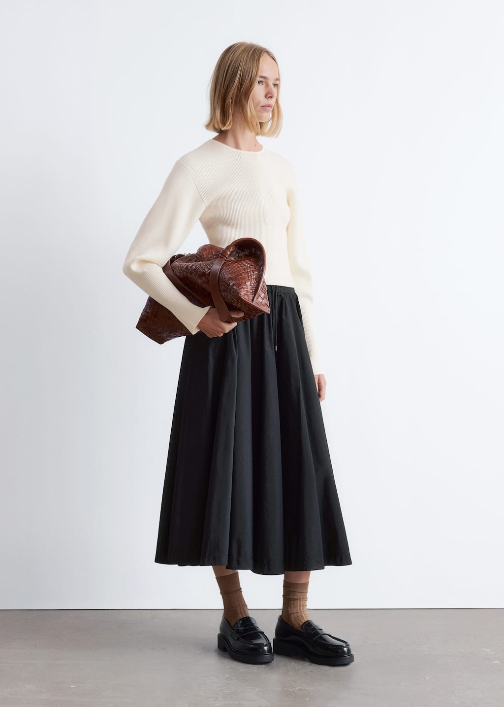 Image of Rib-Knit Top