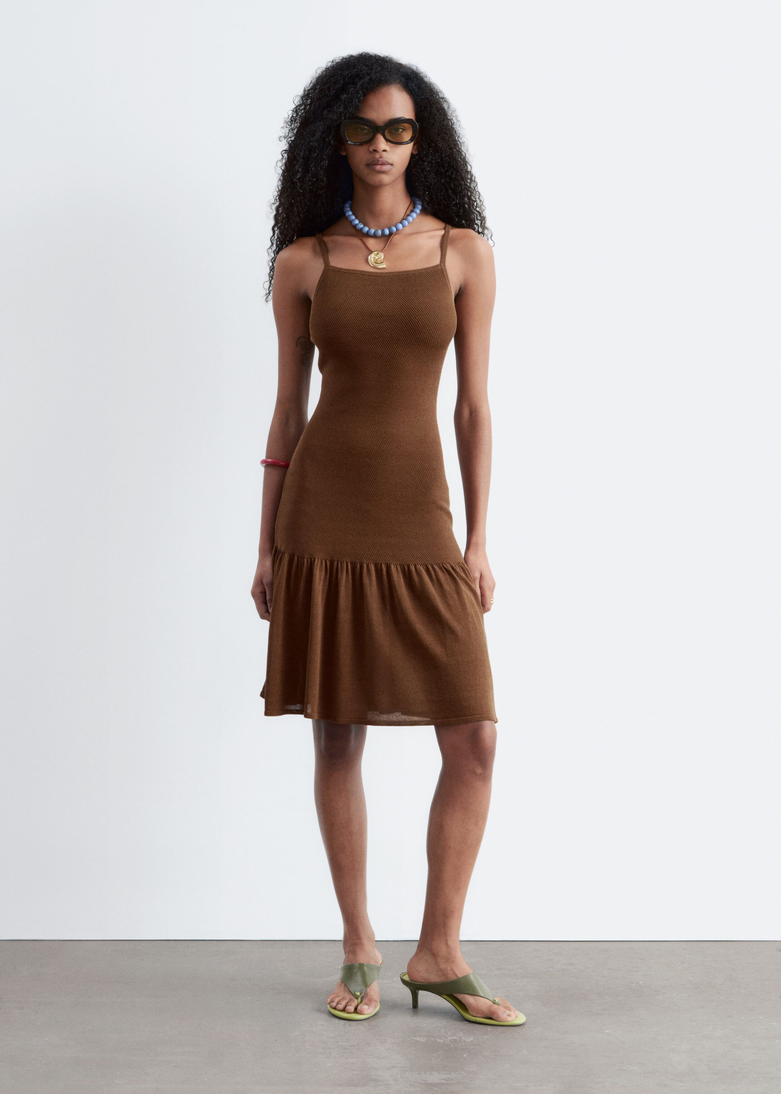 Image of Knitted Midi Dress