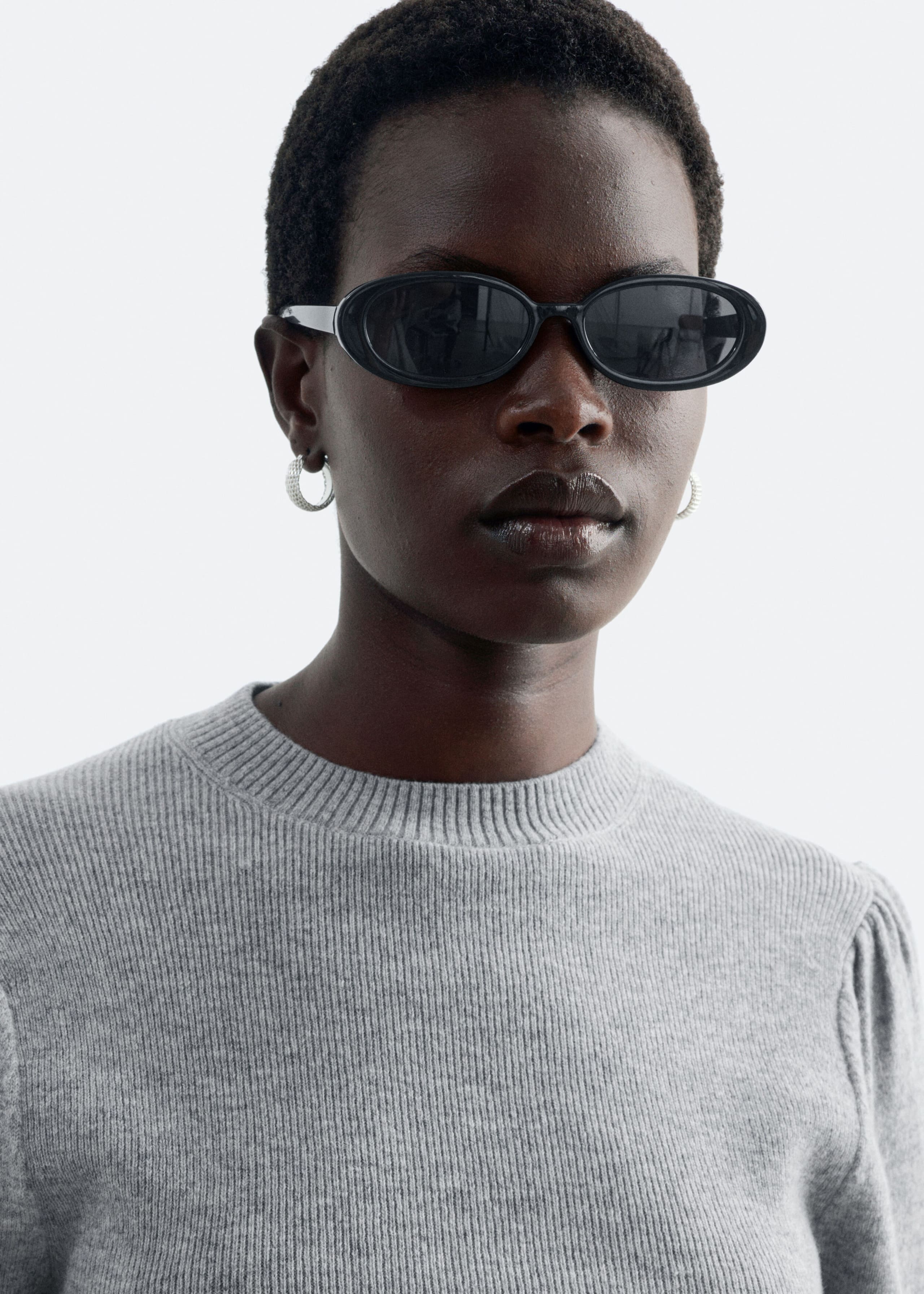 Wollen top - Grijs - Lookbook