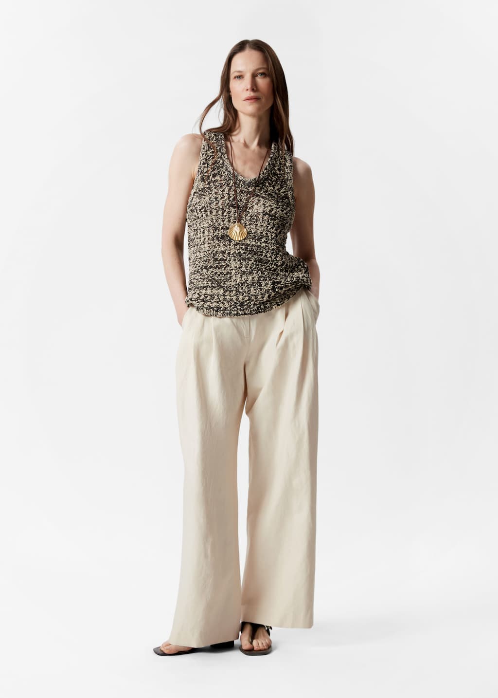 Image of Wide-Leg Trousers