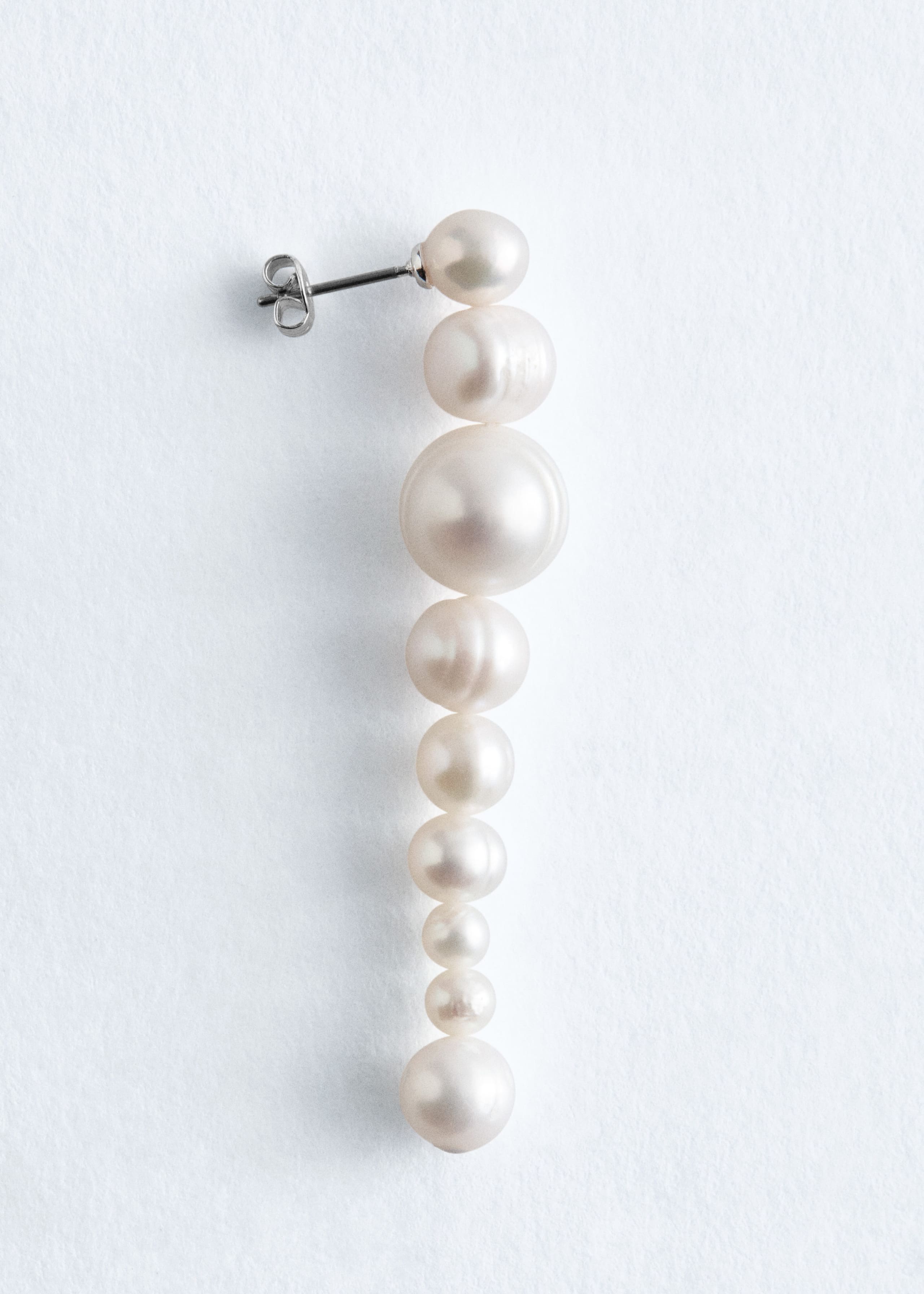 Freshwater Pearl Pendant Earrings - {{variantName}} - Descriptive Detail