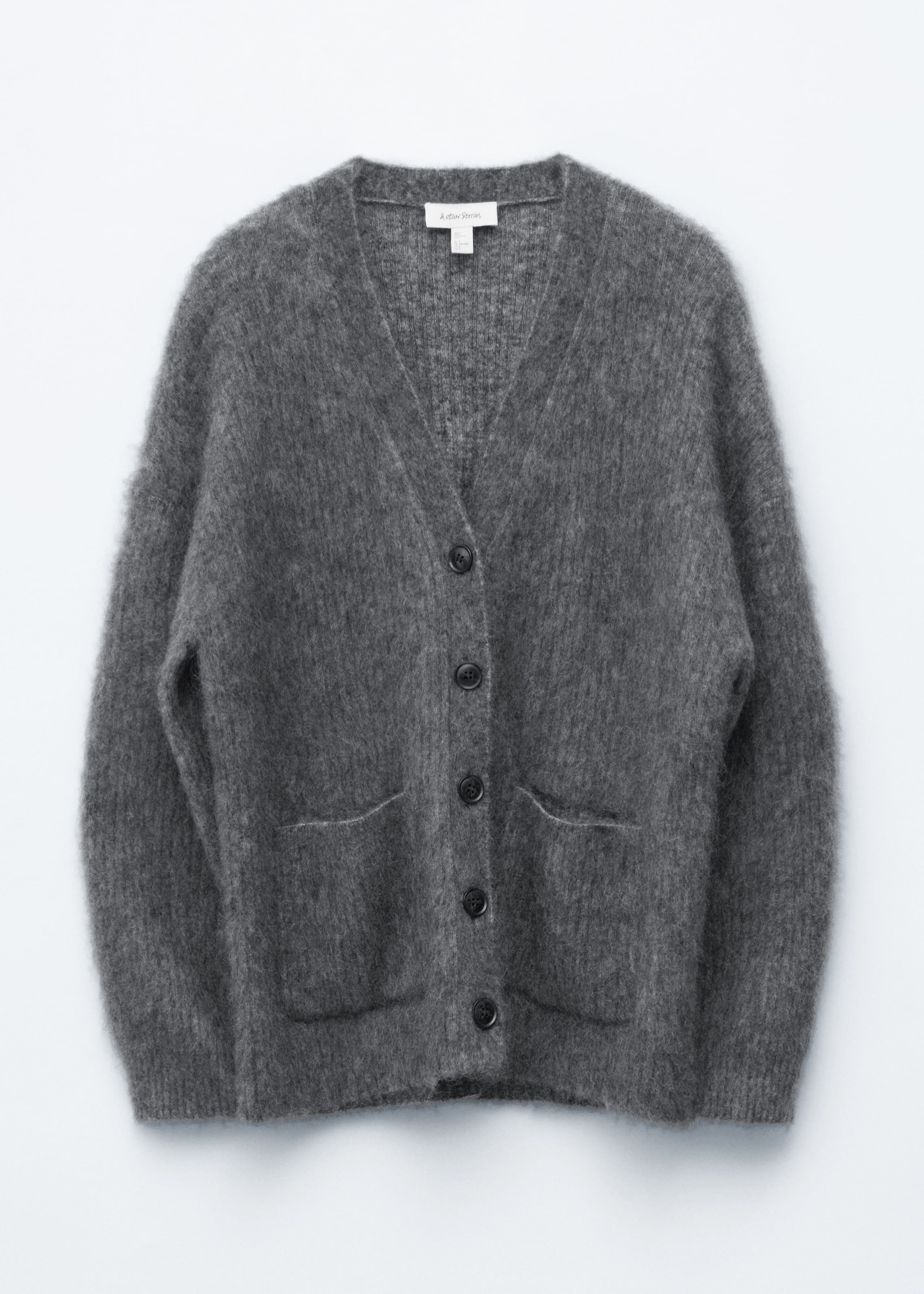 Image of Oversized cardigan i mohairblandning