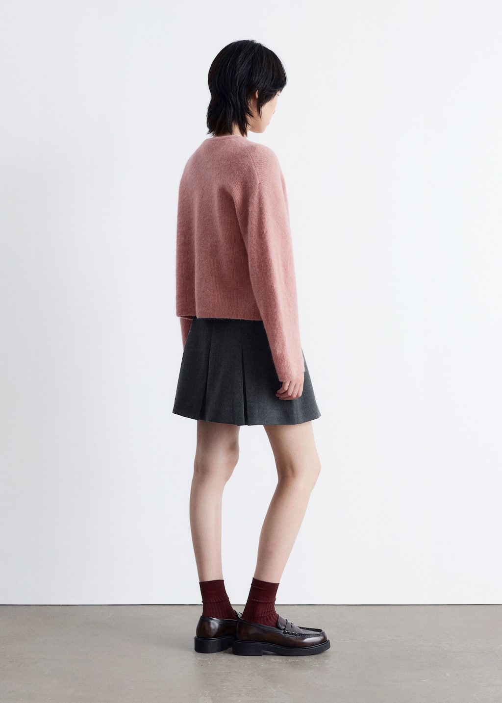 Image of Alpaca-Blend Knitted Cardigan