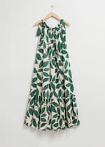 Ivory/Green Botanical Print