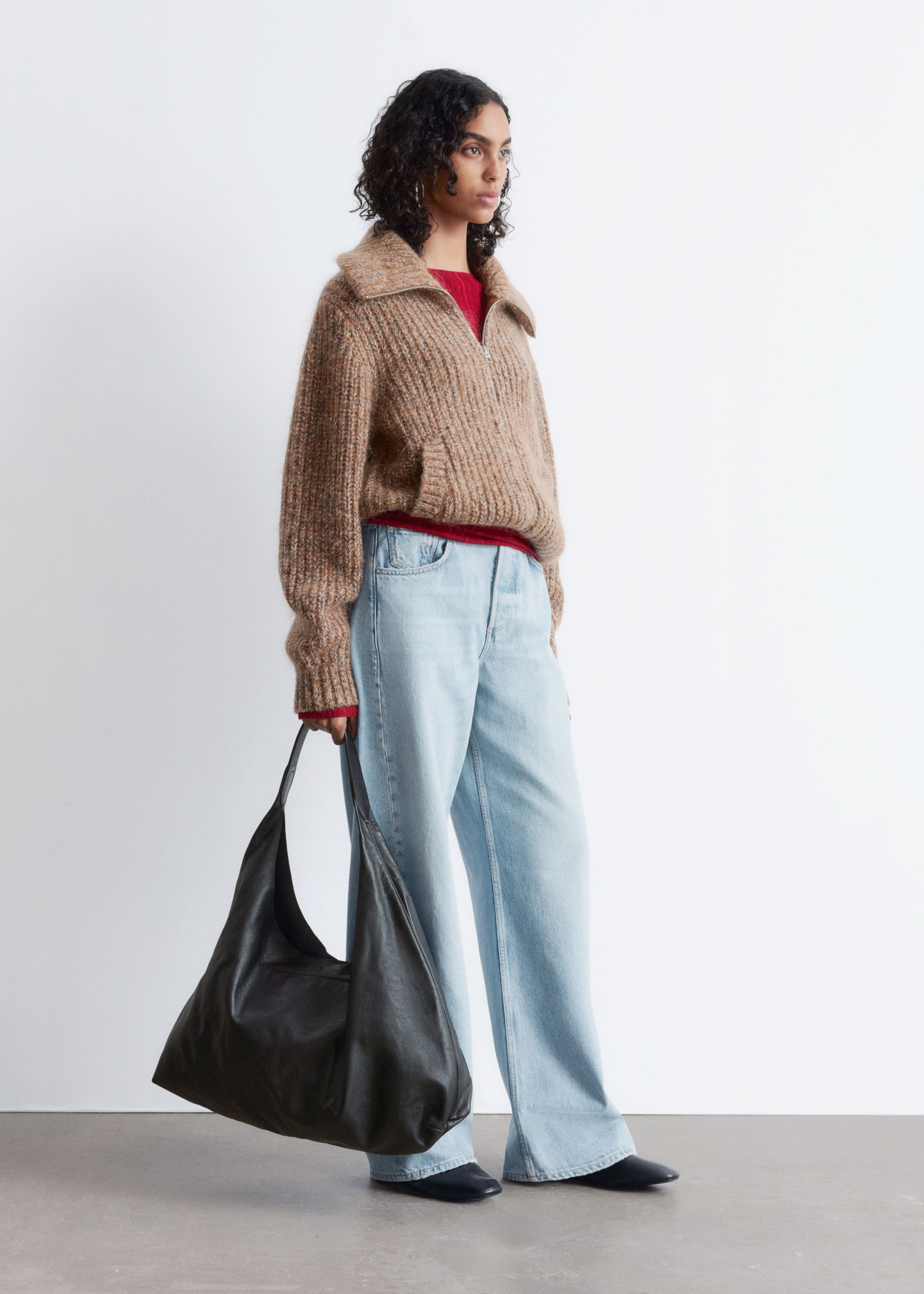 Image of Strickjacke mit Reißverschluss