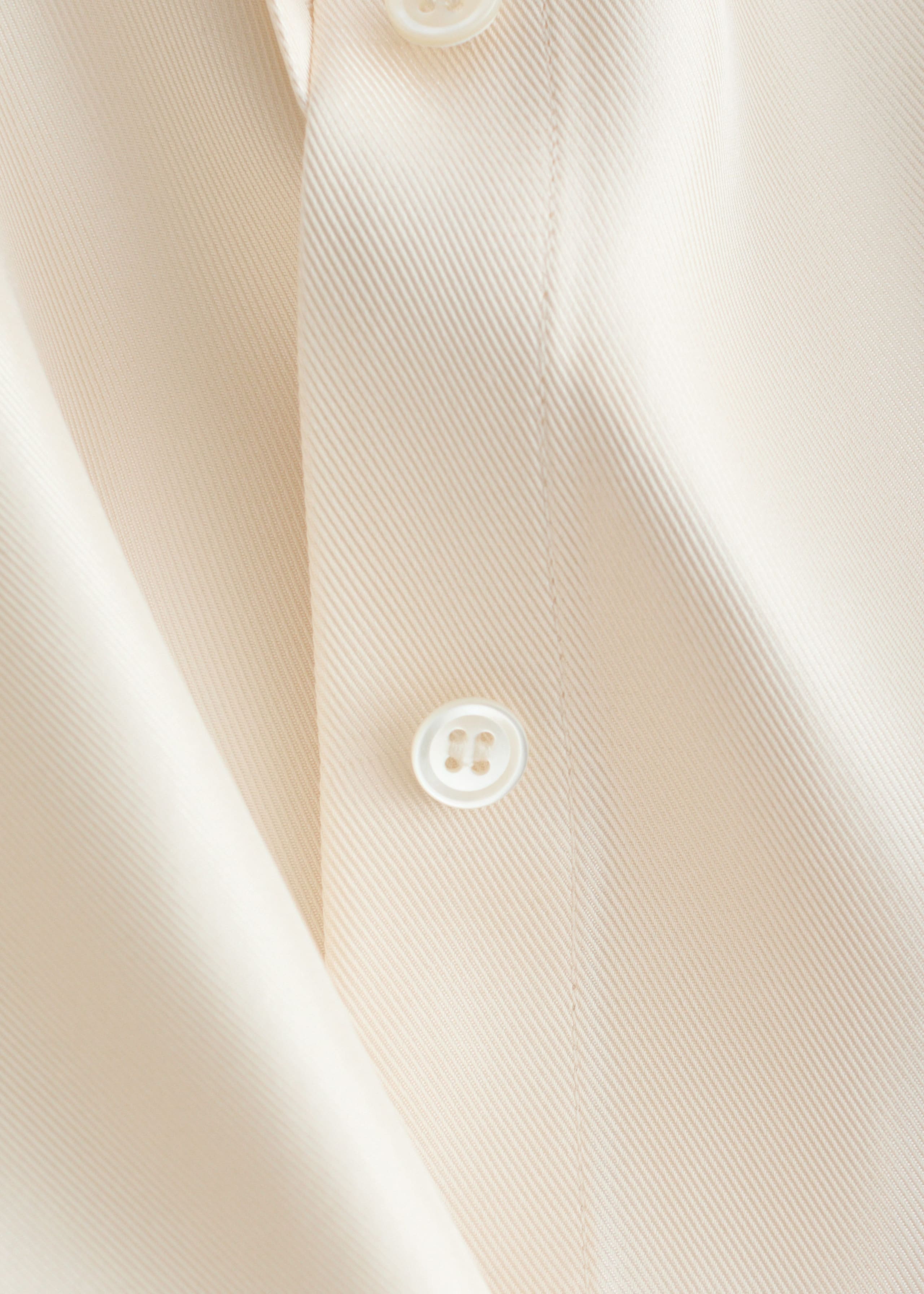 Relaxed Silk Shirt - {{variantName}} - Descriptive Detail