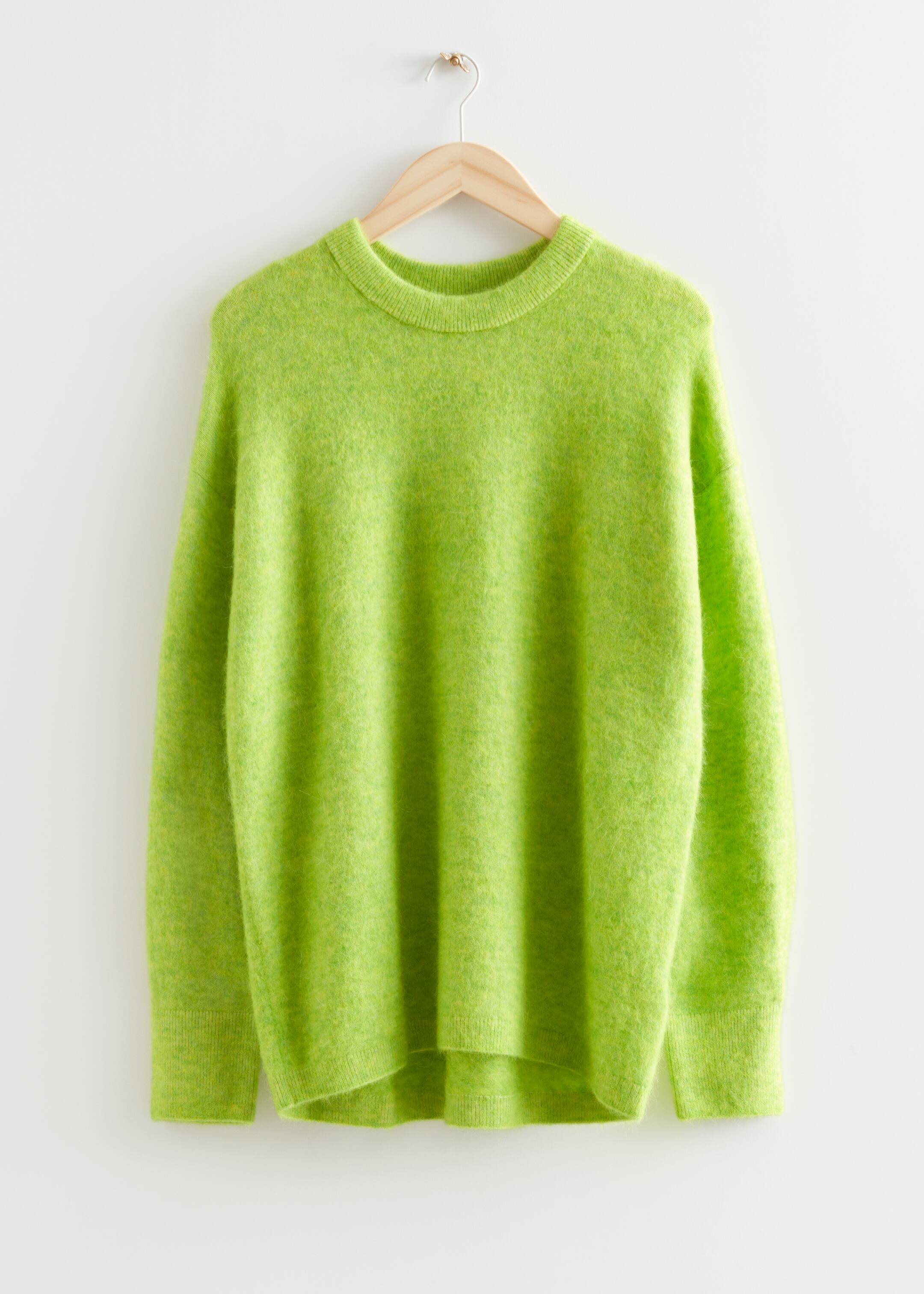 Grösseres Bild ansehen: Oversized-Strickpullover - Limette - DAMEN | H&M CH 1