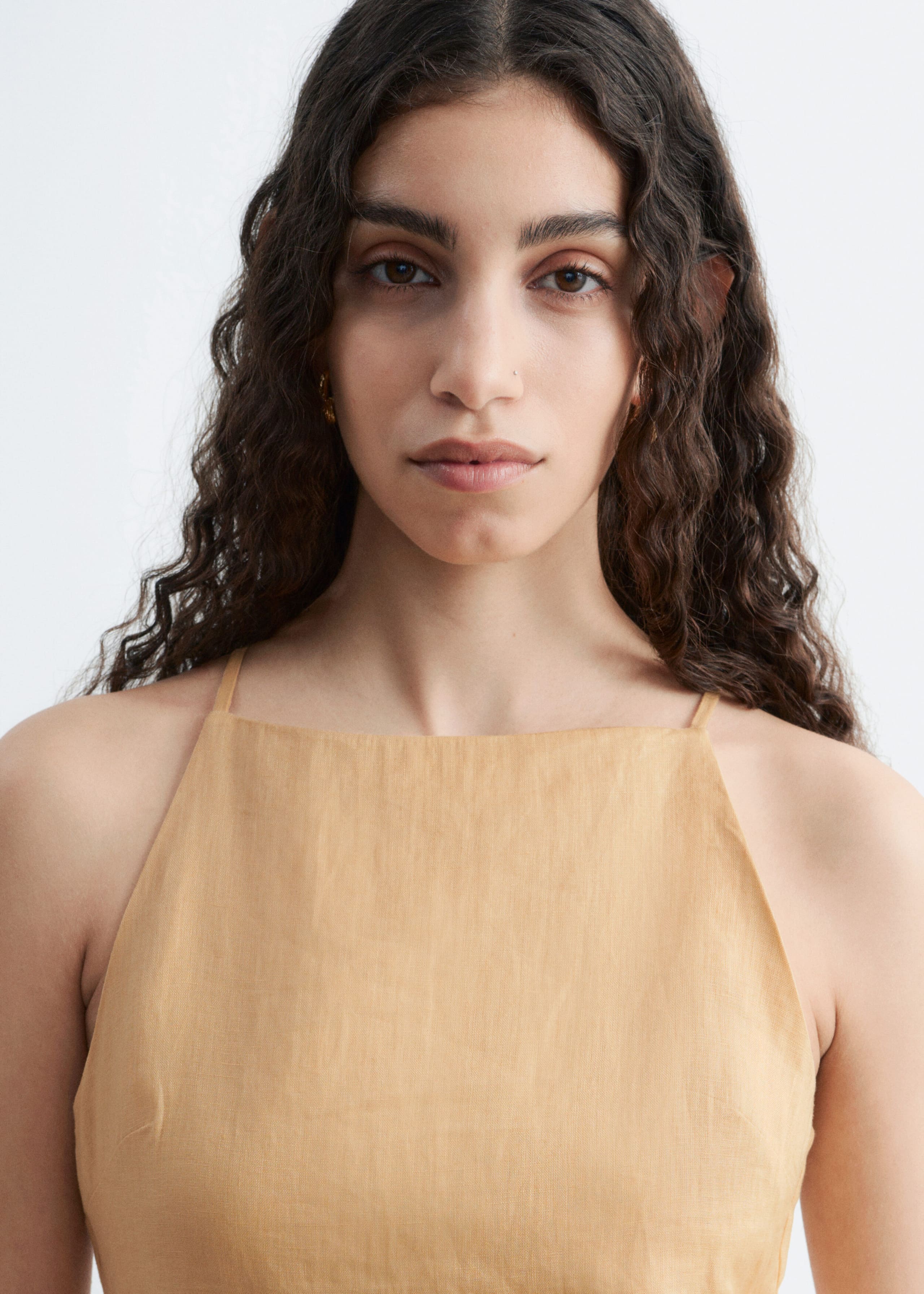 Image of Linen Mini Dress