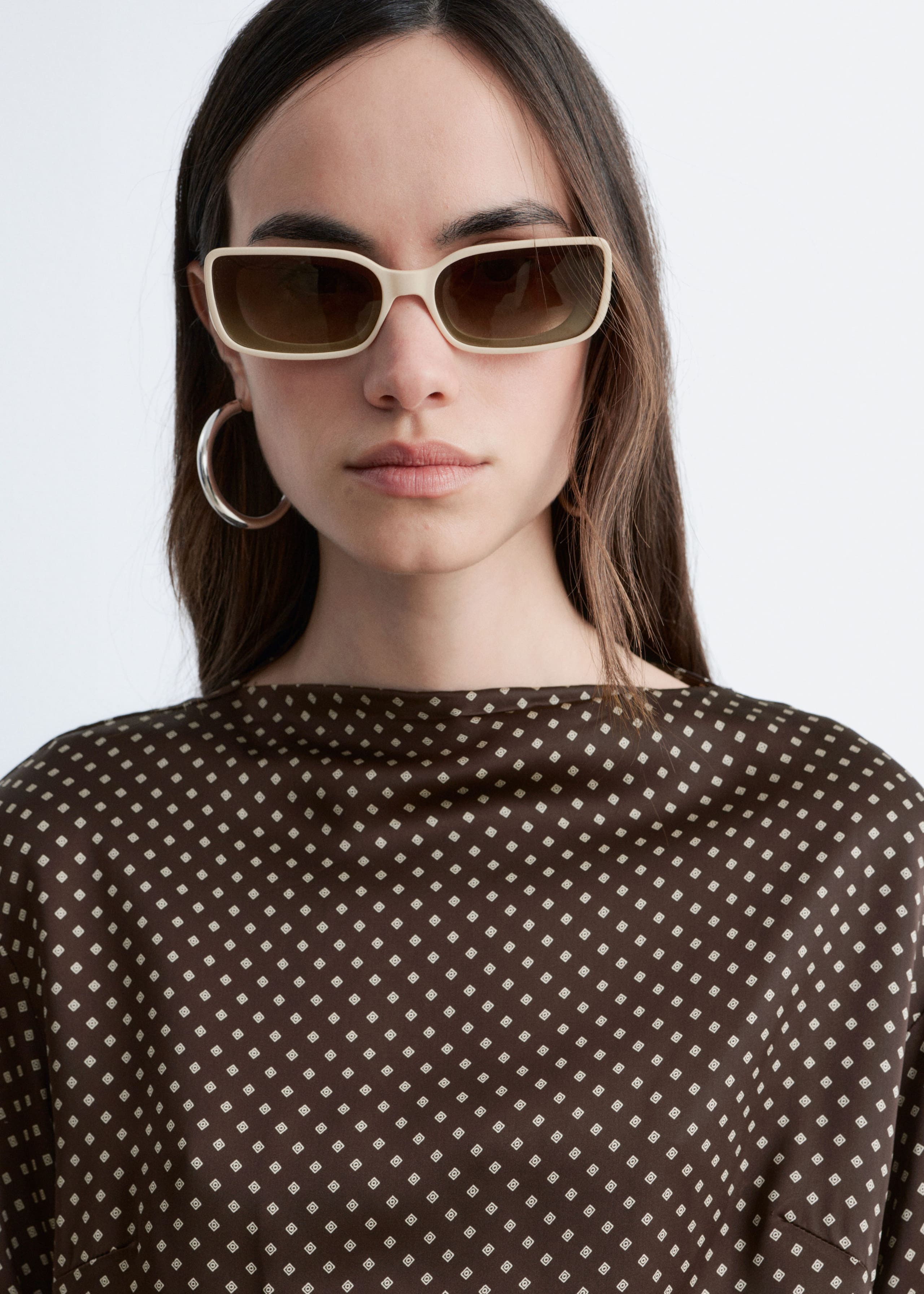 Image of Minikleid aus Satin mit Bindeband