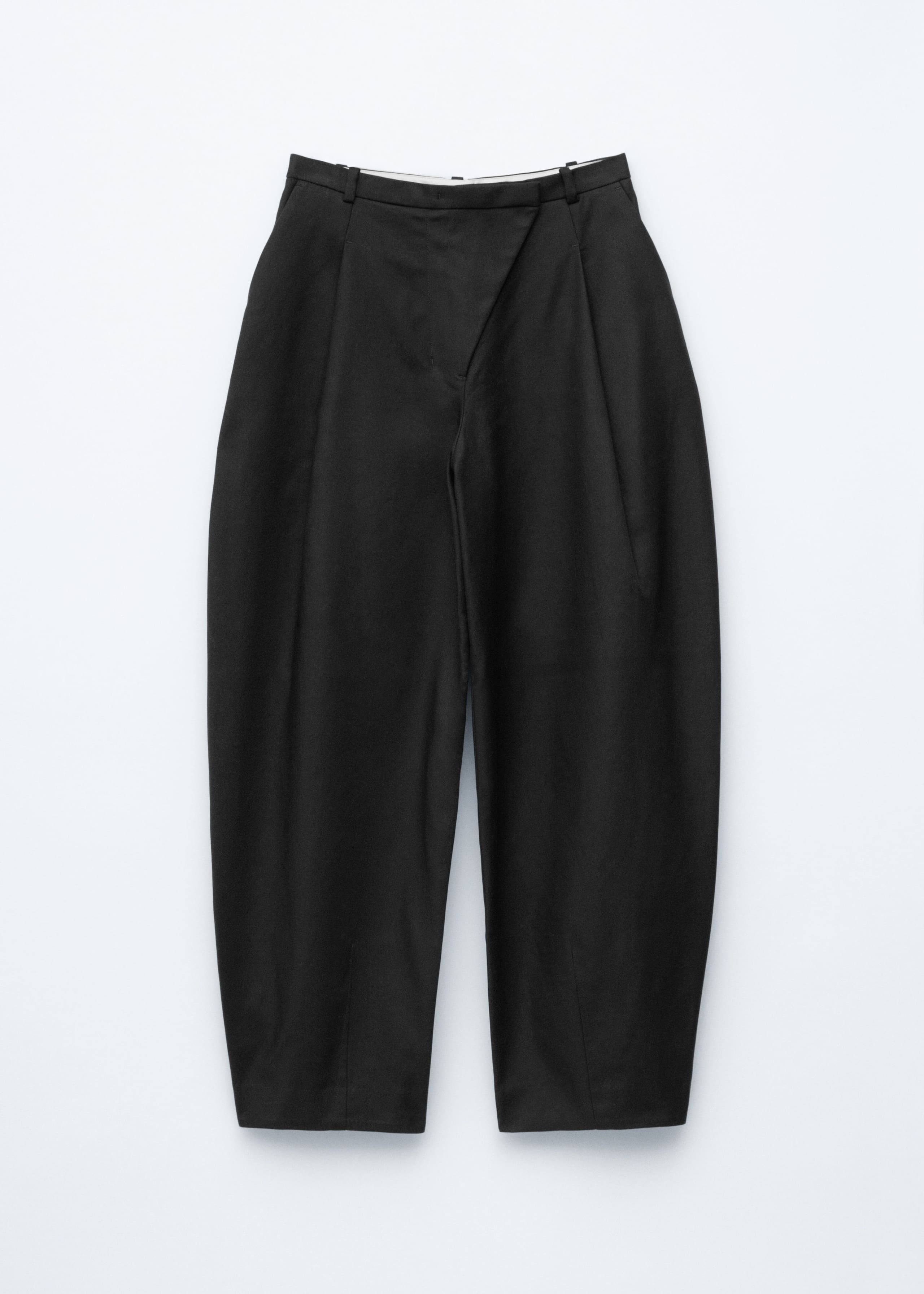 Image of Barrel-Leg Trousers