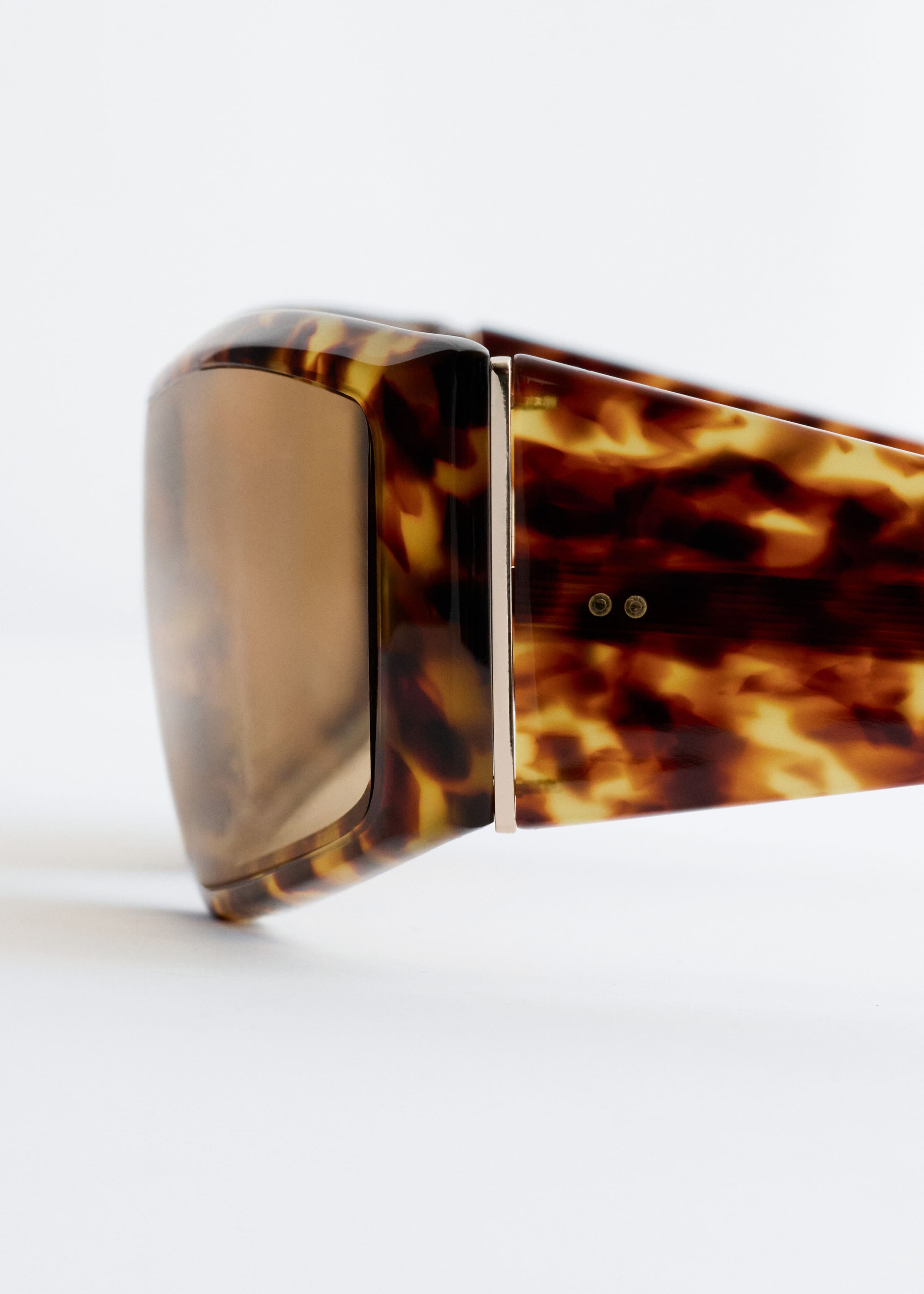 Shield Sunglasses - Brown/Tortoiseshell - Natura morta